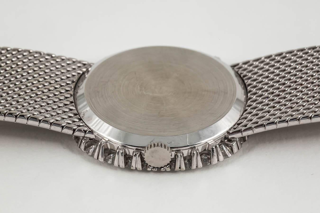 Gubelin Lady's White Gold Diamond Evening Wristwatch 2
