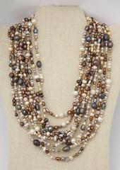 Ten Strand Multi-Color Pearl Necklace