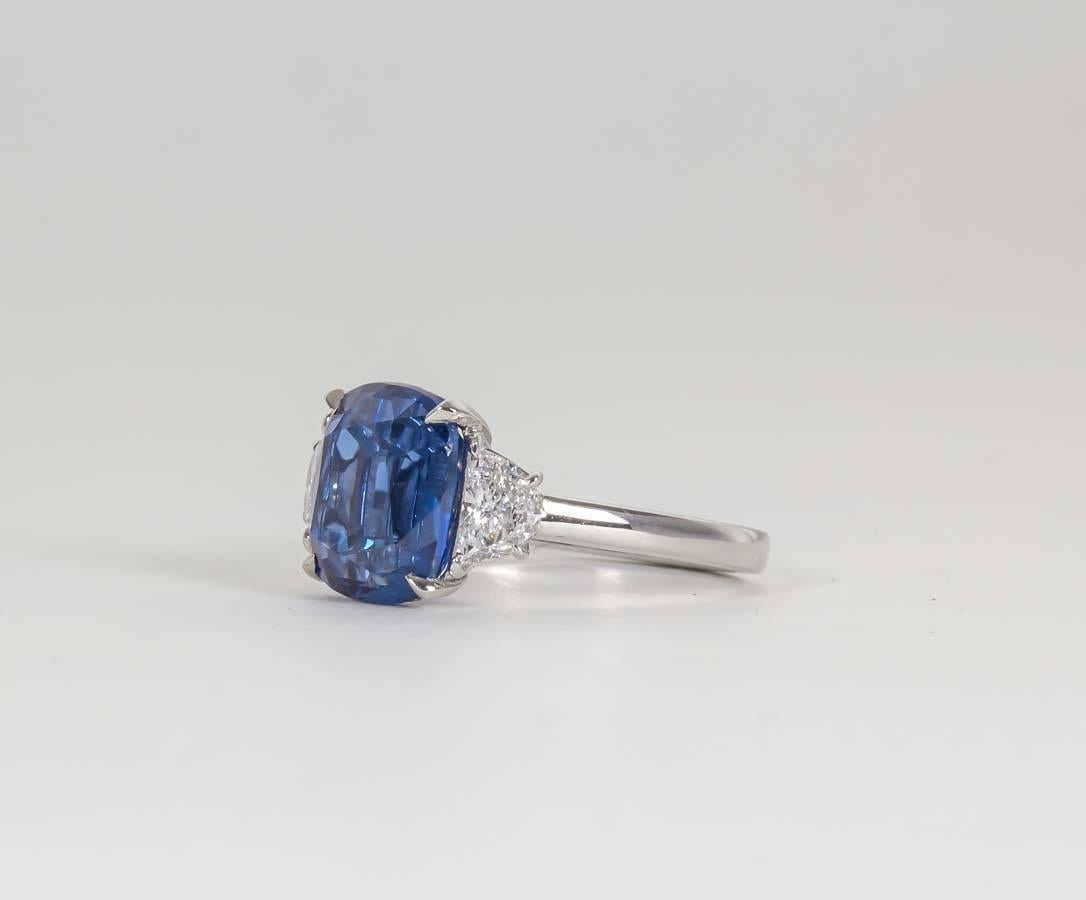5 carat blue sapphire ring