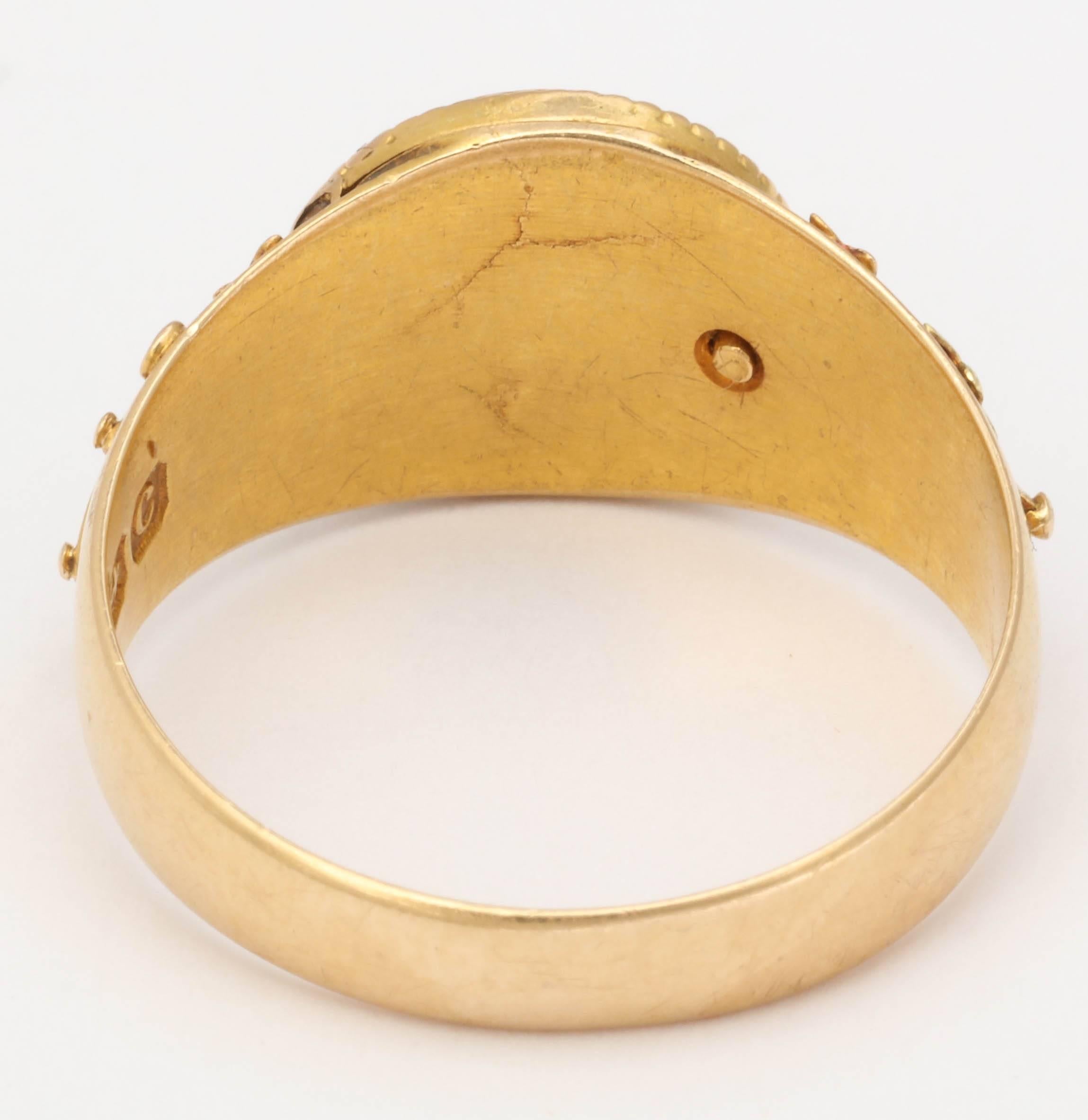 Women's Diamond Gold Locket Ring for Sweet Thoughts