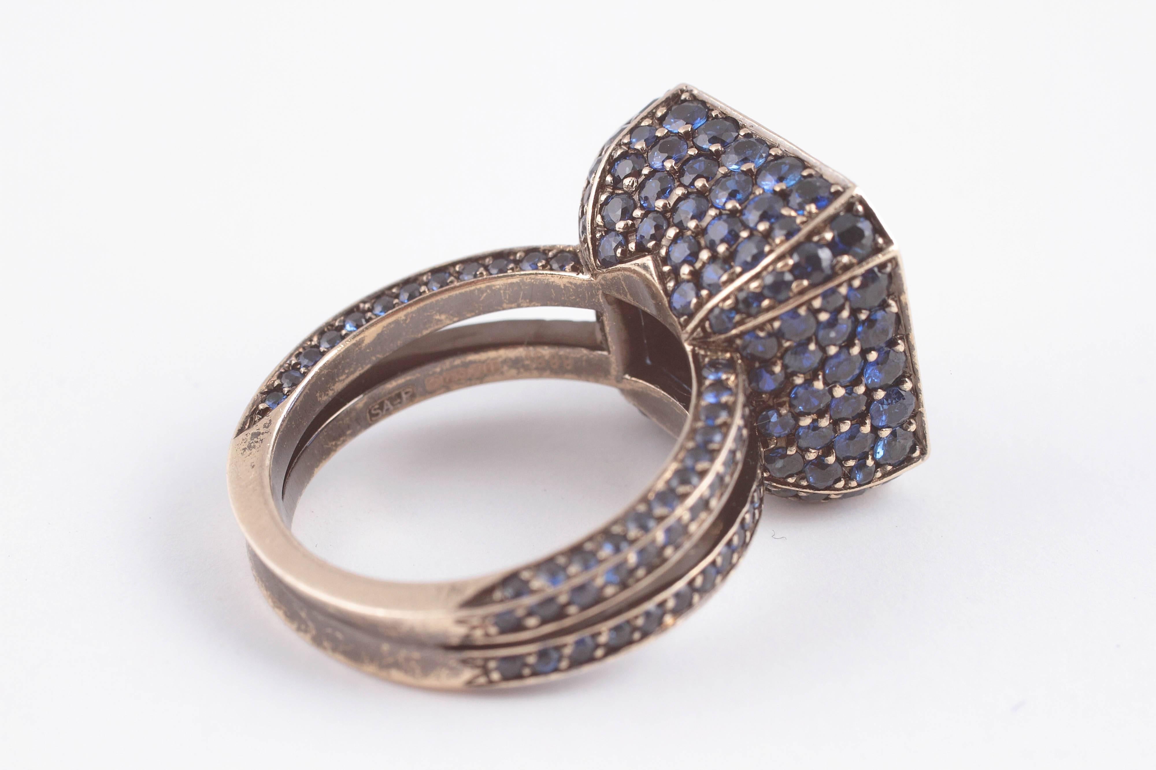 Solange 6.00 ct Blue Sapphire Gold 