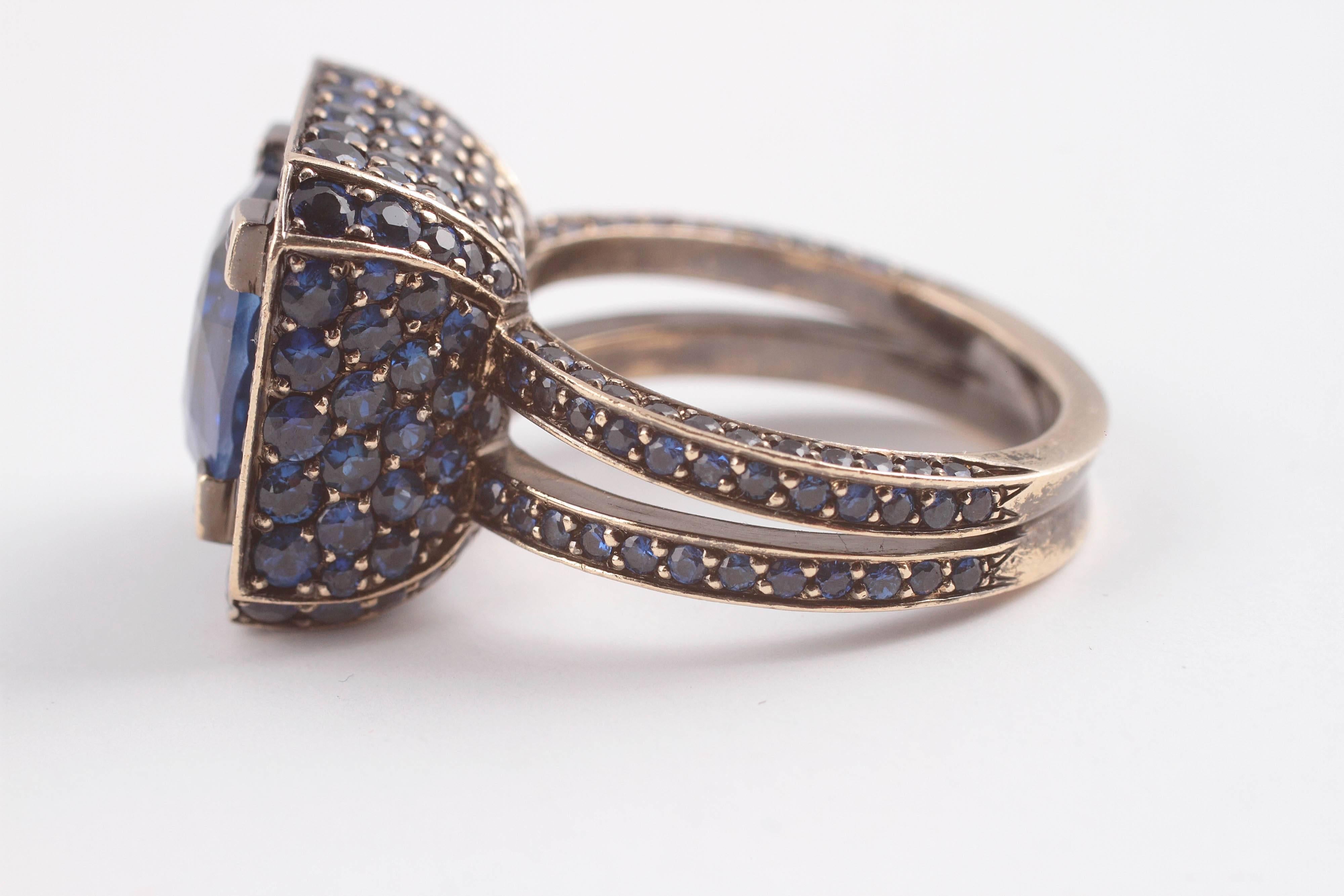 Solange 6.00 ct Blue Sapphire Gold 