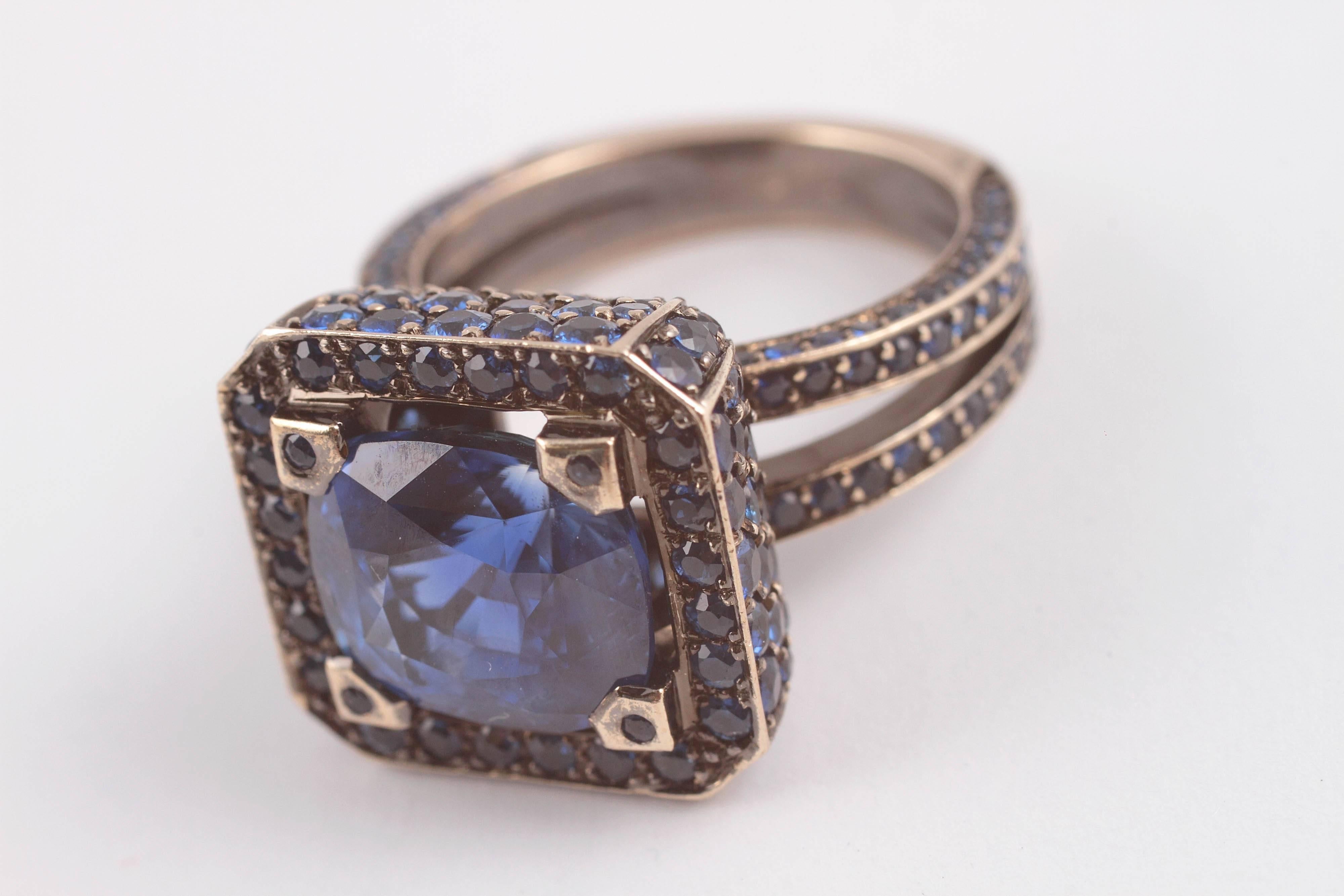  Solange 6.00 ct Blue Sapphire Gold 