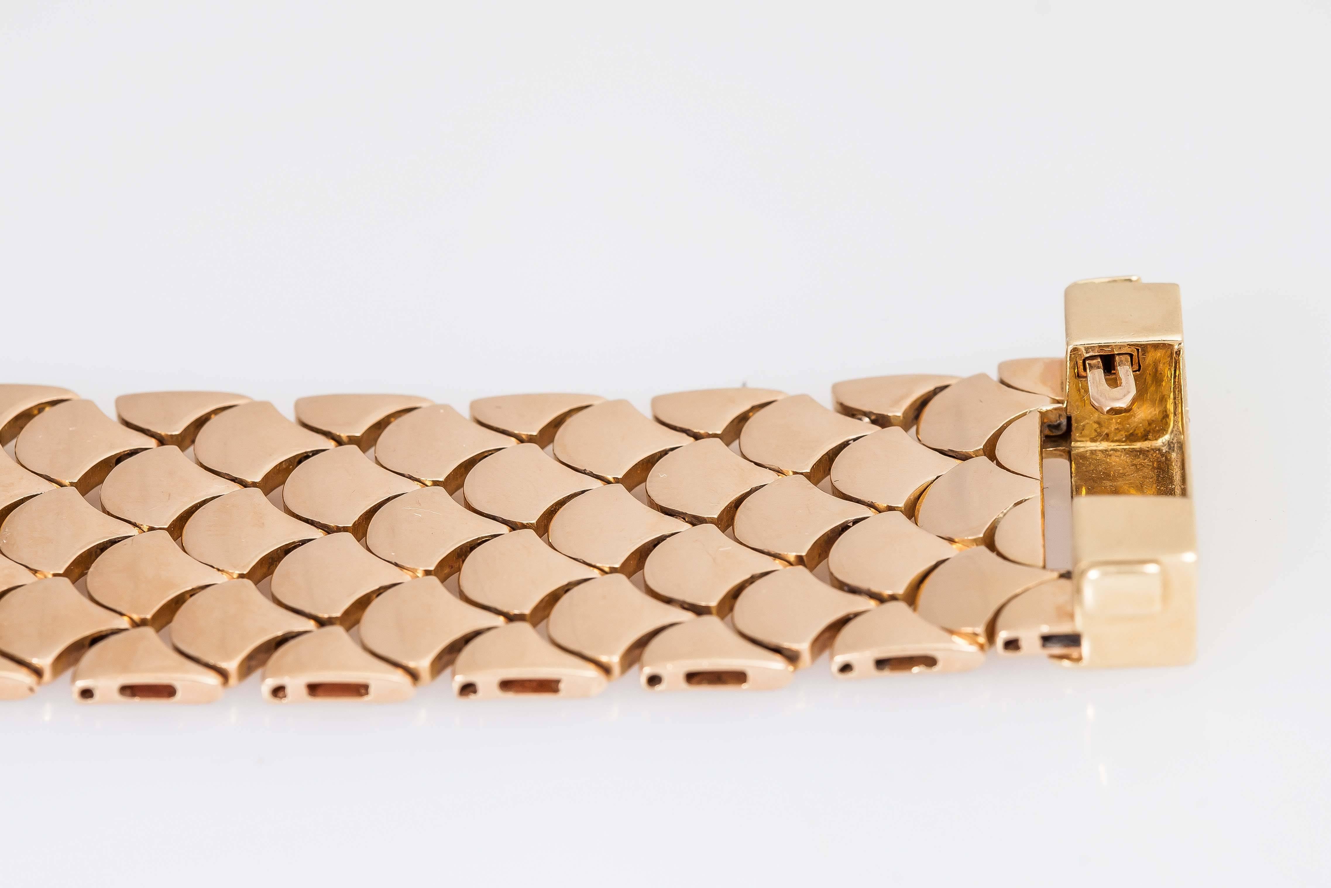 Women's French Gold Bracelet For Sale