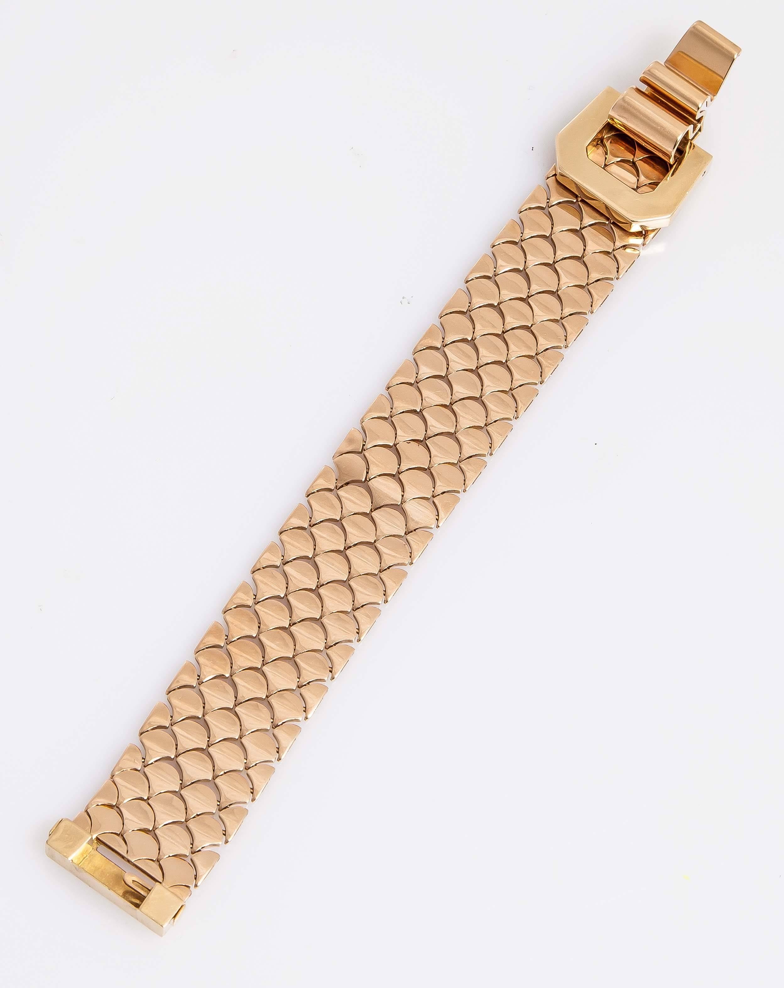 French Gold Bracelet For Sale 1