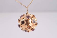 Multicolored Gemstone Gold Necklace