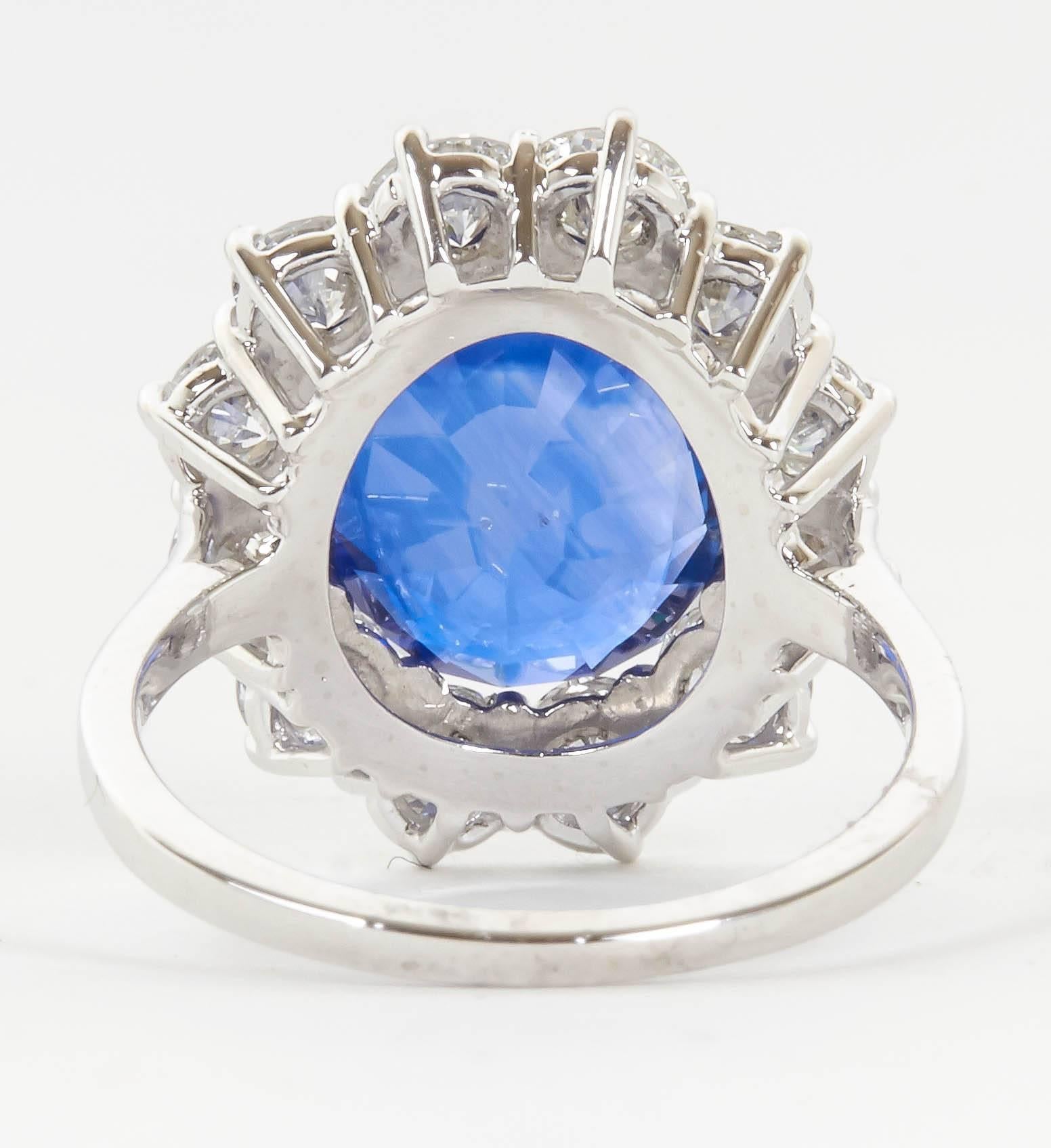 6 carat blue sapphire ring