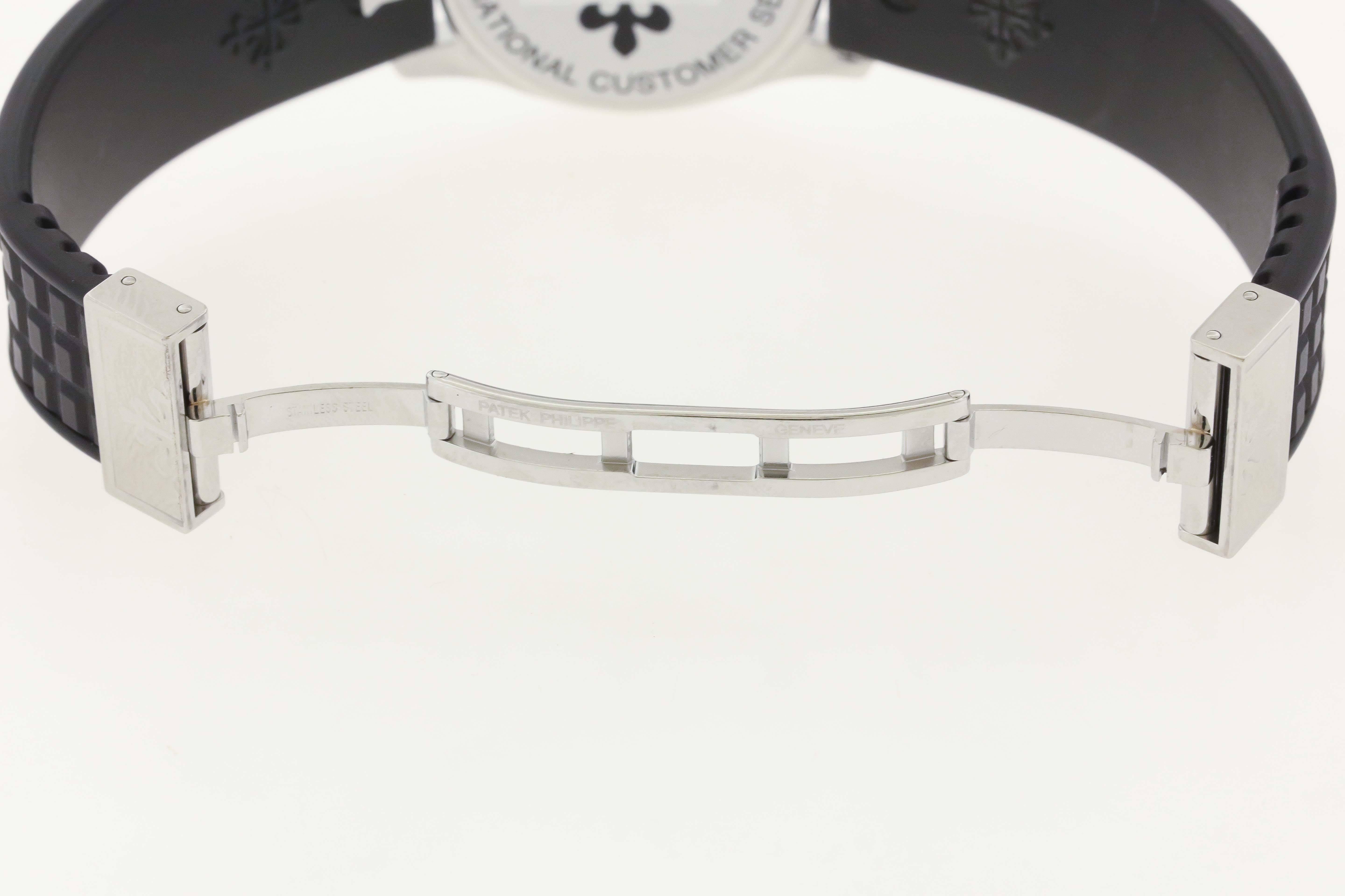 Patek Philippe Lady's Stainless Steel Diamond Aquanaut Wristwatch Ref 4961A 1