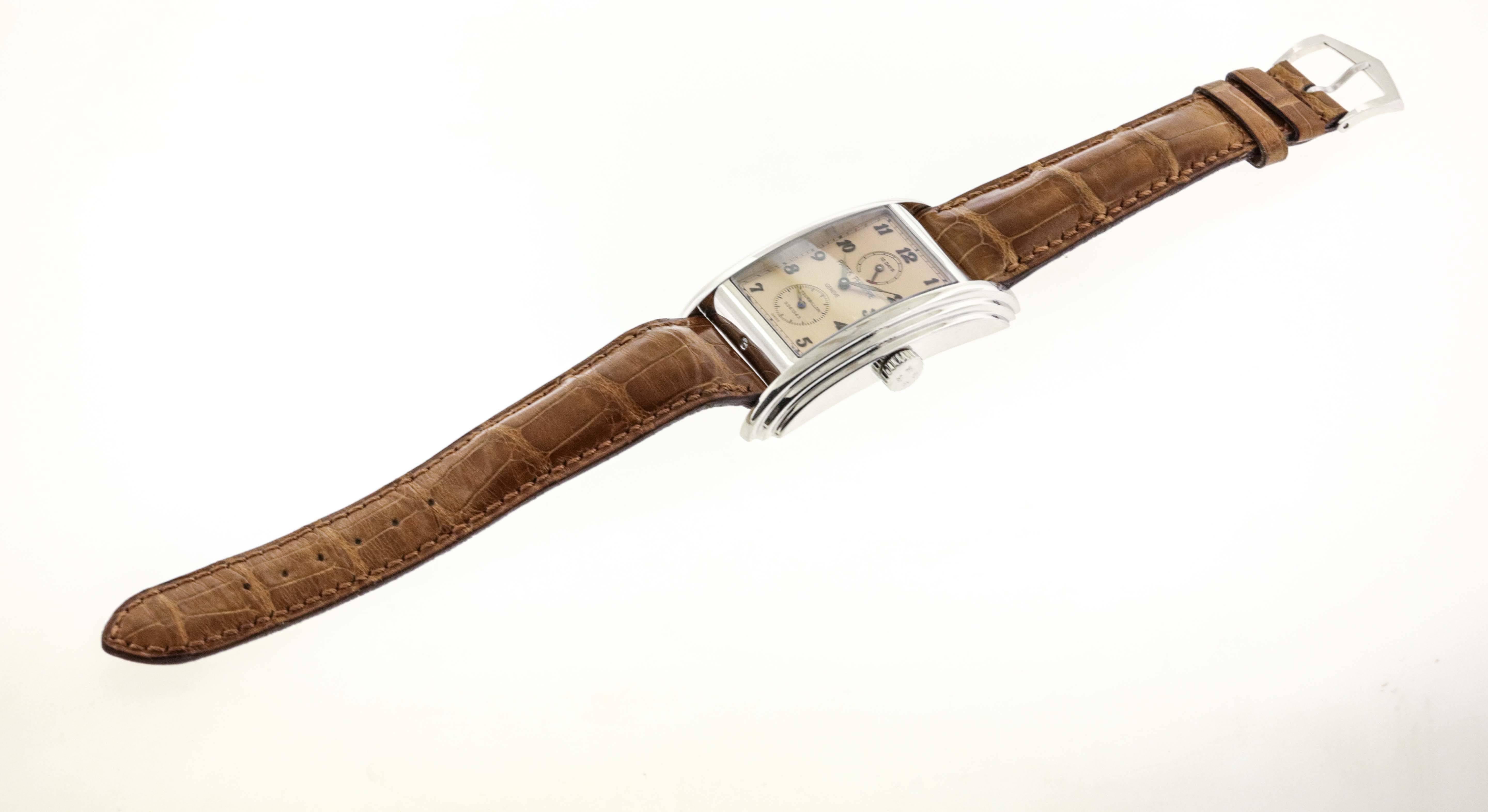 Patek Philippe Platinum Diamond Tourbillon 10 Days Wristwatch Ref 5101P 1