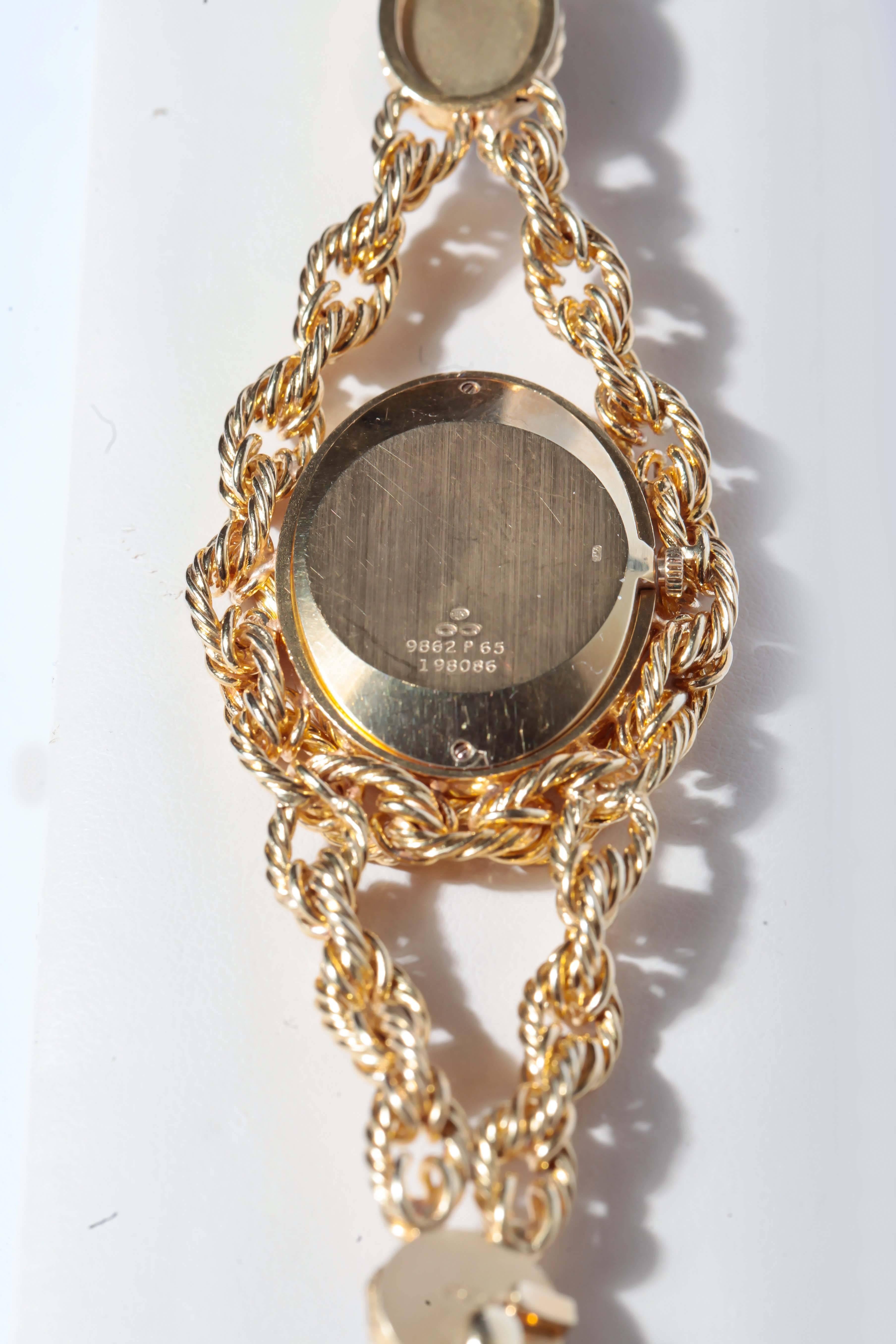 Piaget Ladies Yellow Gold Lapis Lazuli Necklace Bracelet Manual Wind Wristwatch For Sale 1