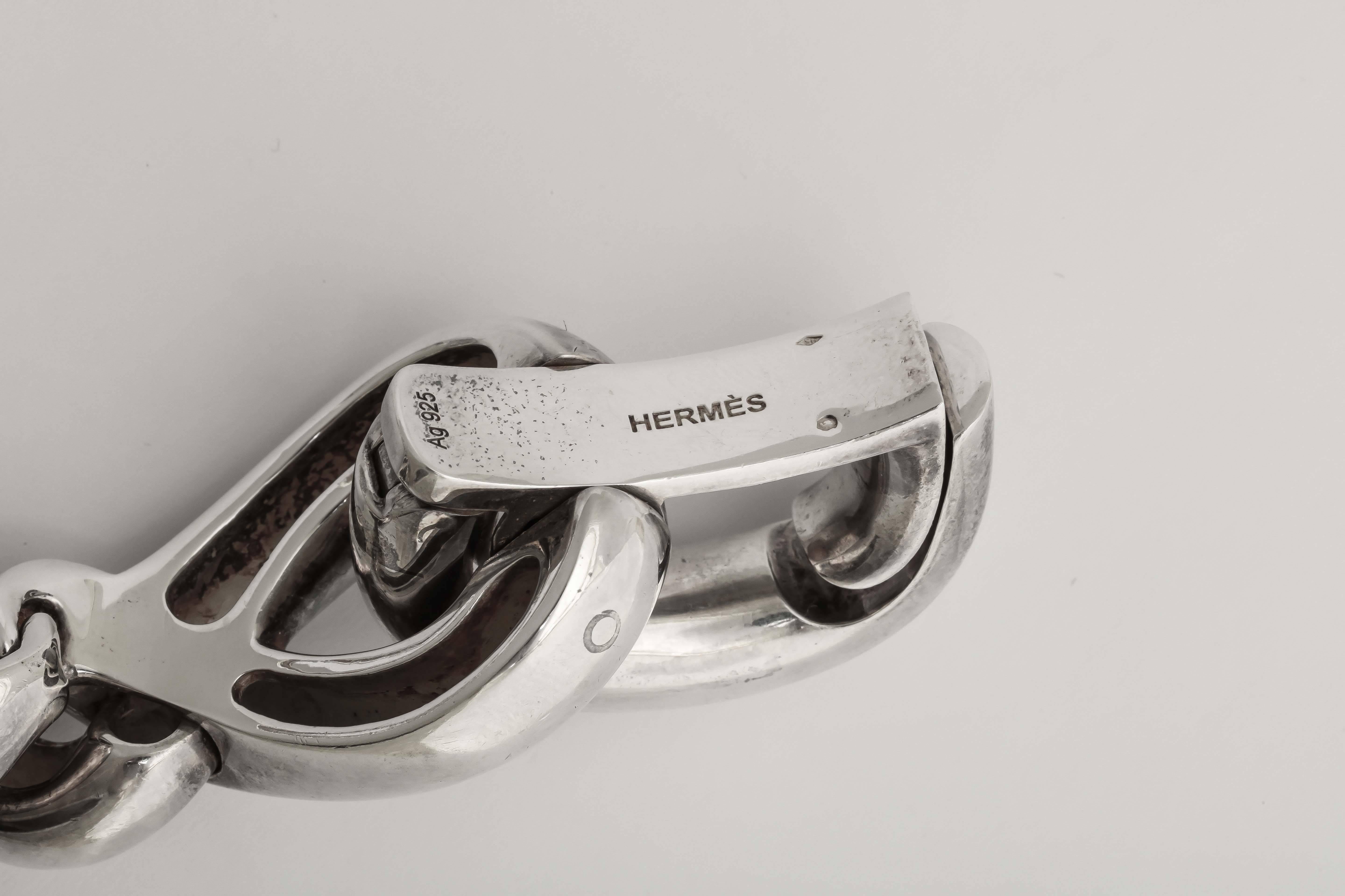 Hermes Silver Bracelet  1