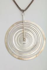 1970s Tapio Wirkkala Silver Moon Pendant