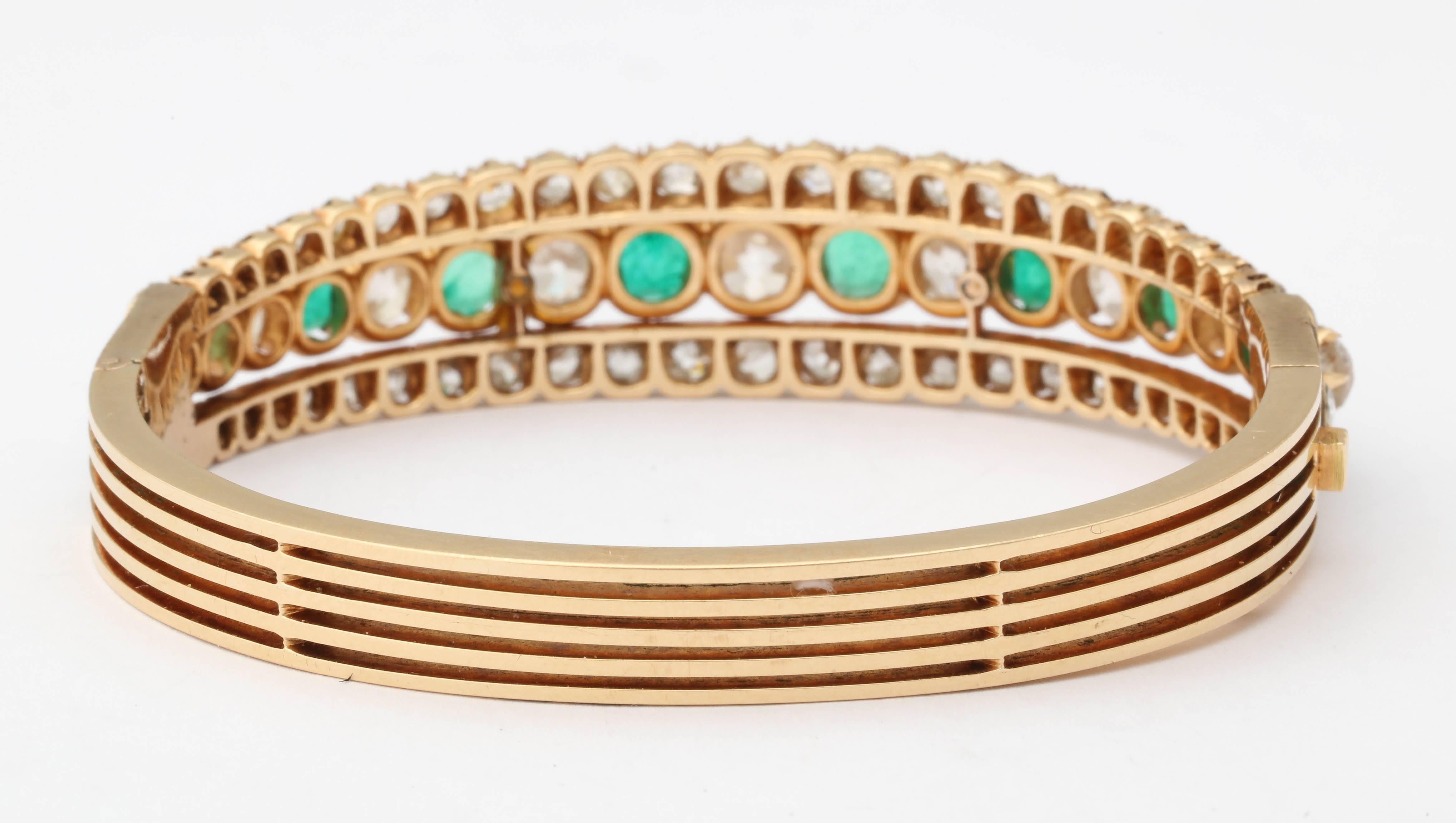 antique emerald bracelet