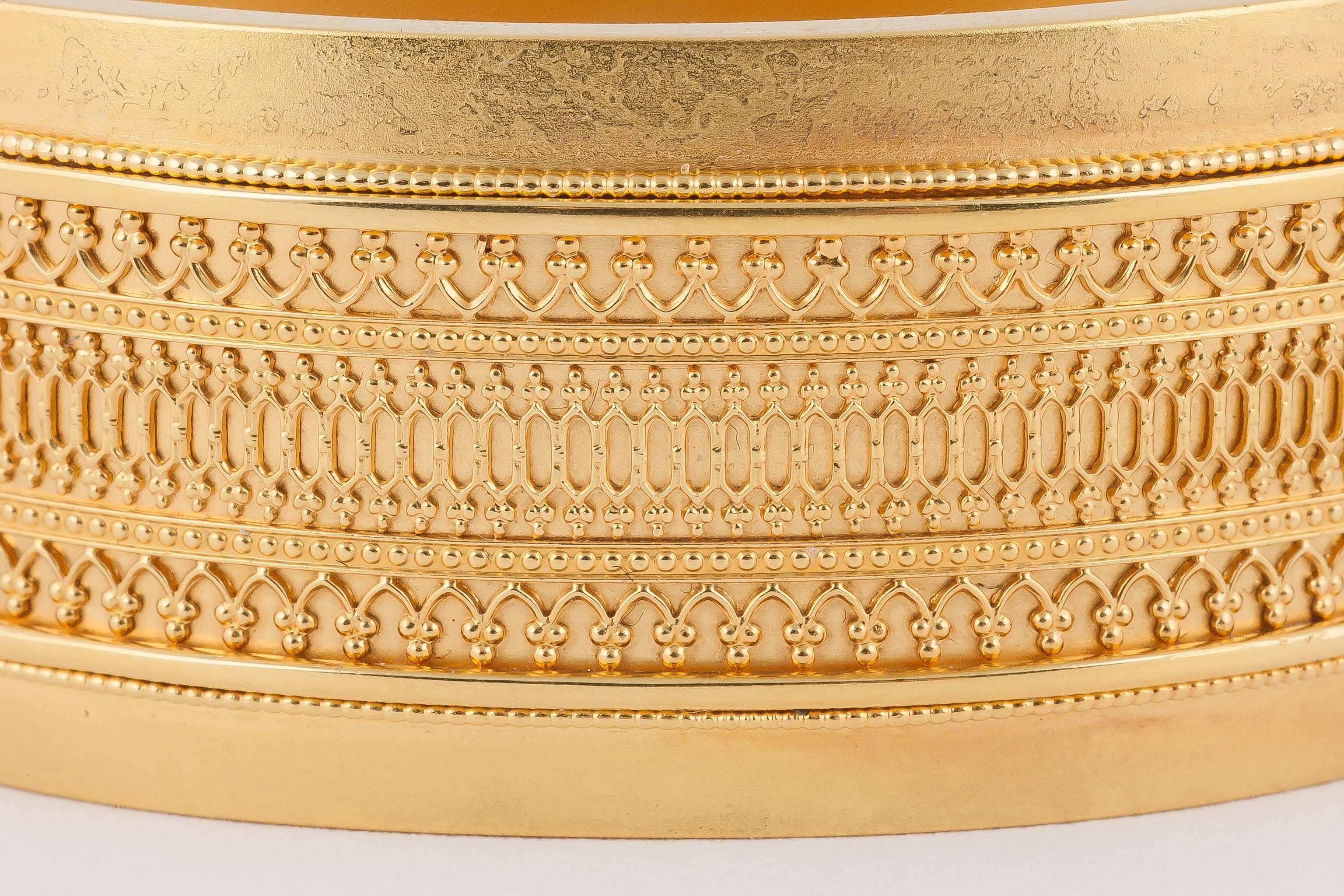 victorian gold bangle
