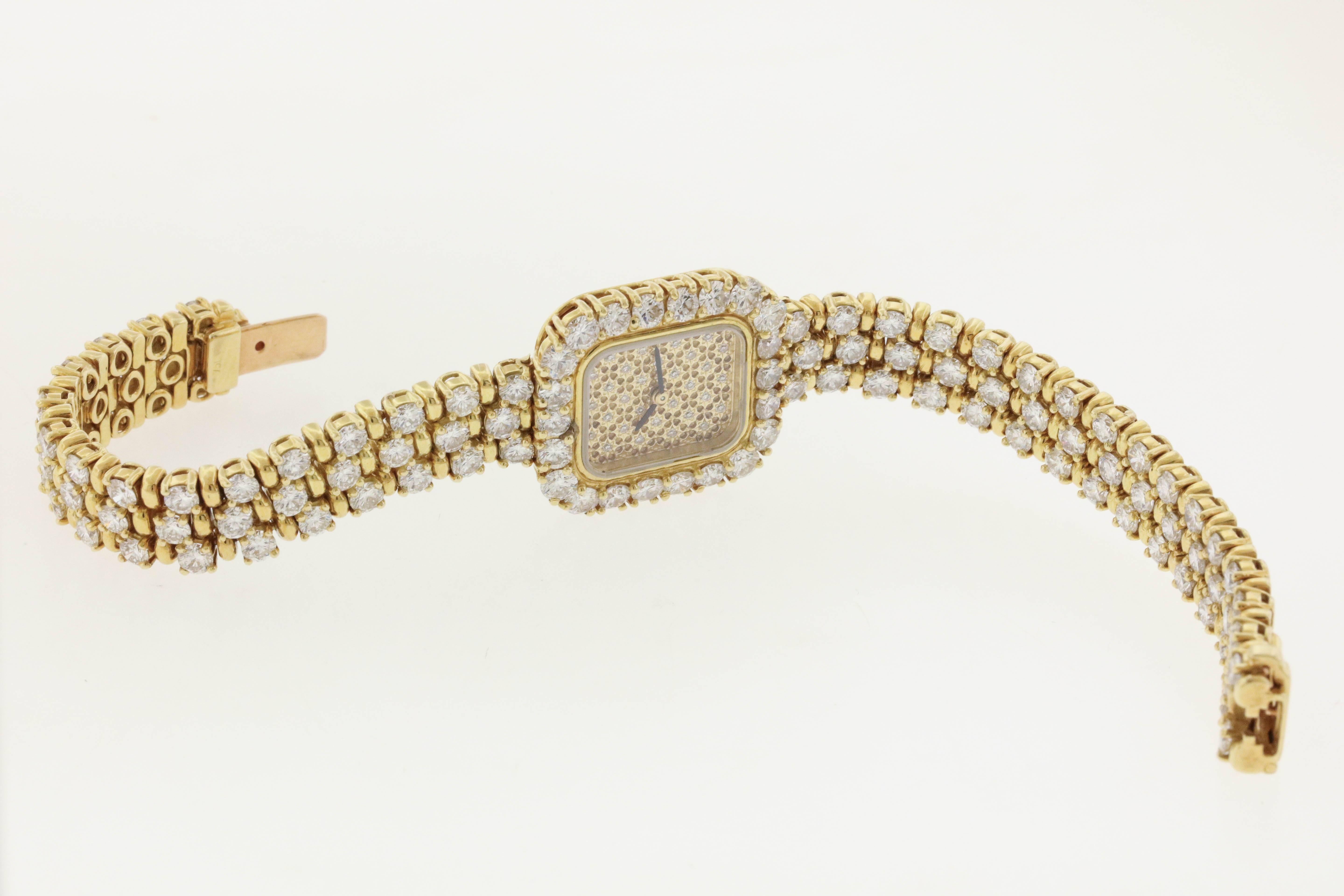 Audemars Piguet Ladies Yellow Gold Diamond Quartz Wristwatch  3