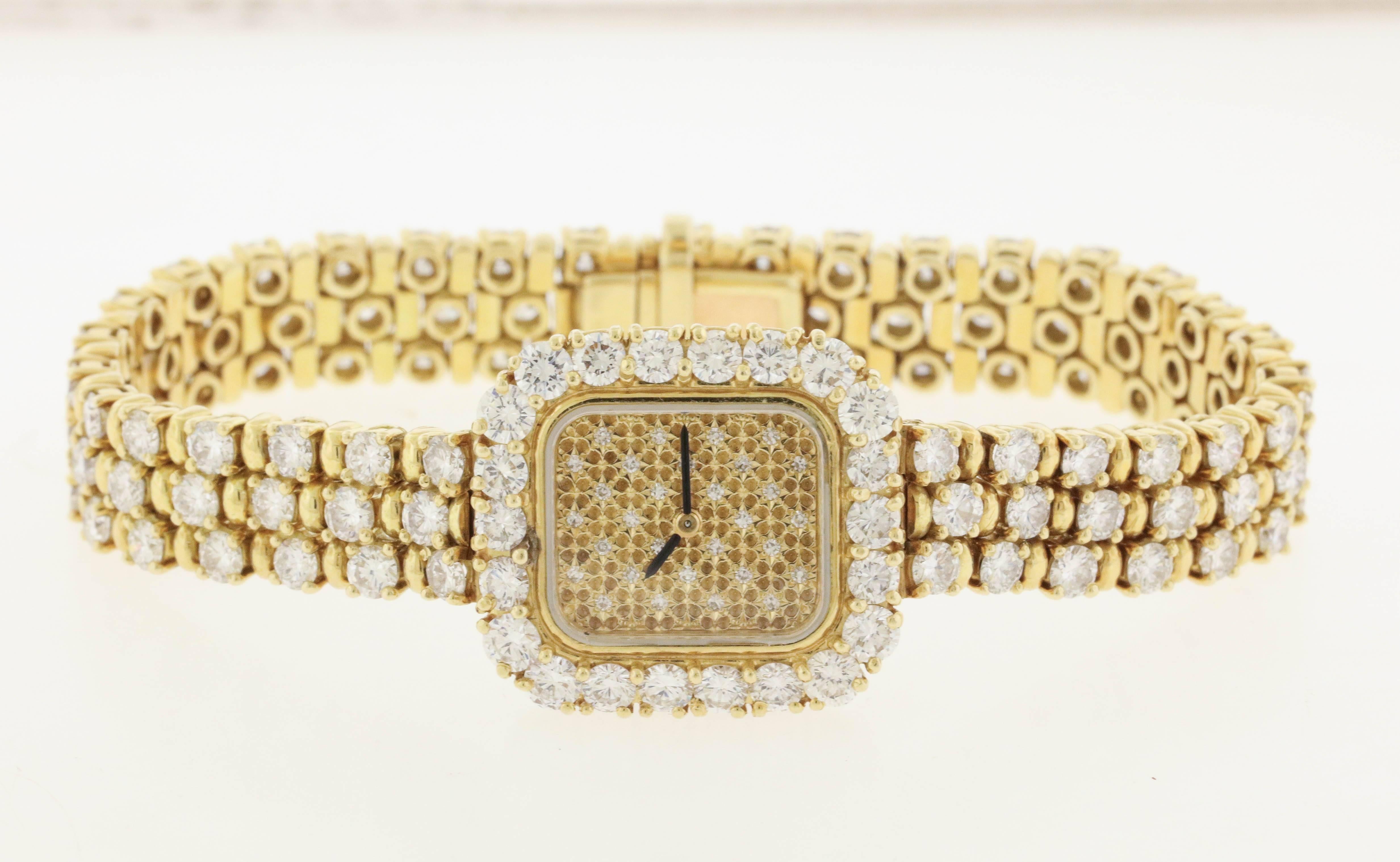 Audemars Piguet Ladies Yellow Gold Diamond Quartz Wristwatch  4