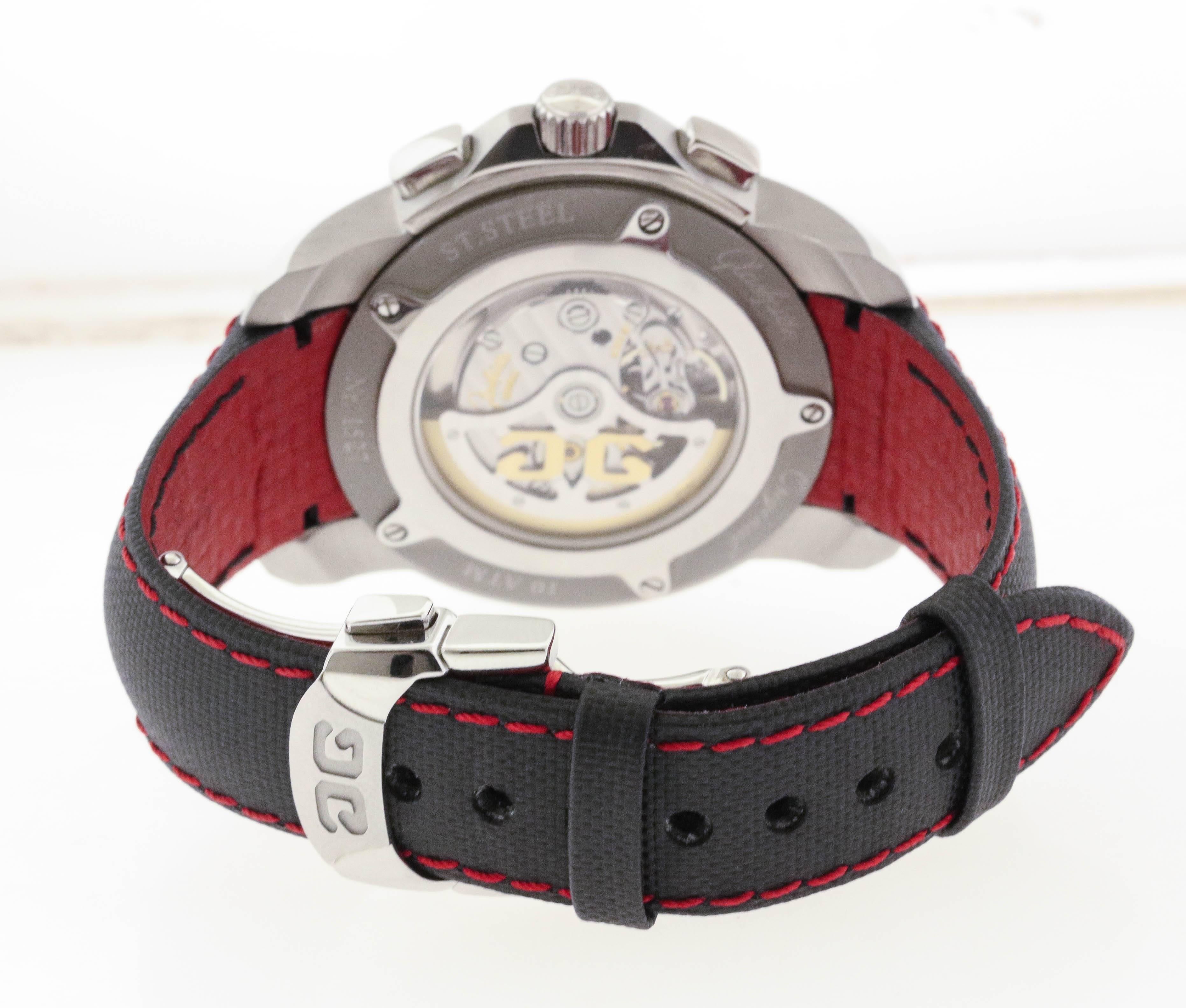 Glashutte Stainless Steel Original Evolution Sport Chronograph Wristwatch 1