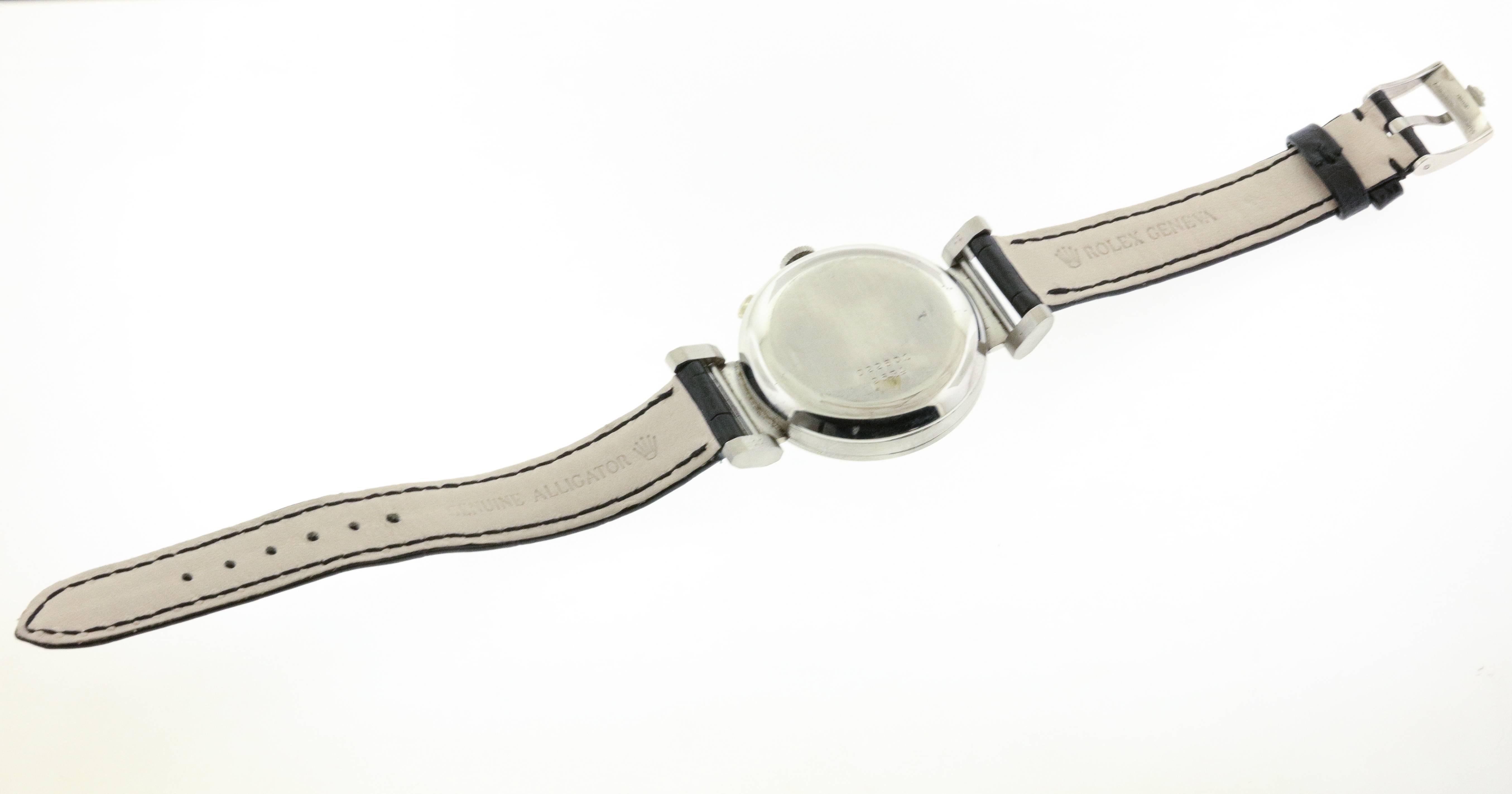 Rolex Stainless Steel Chronograph Wristwatch Ref 2634 1