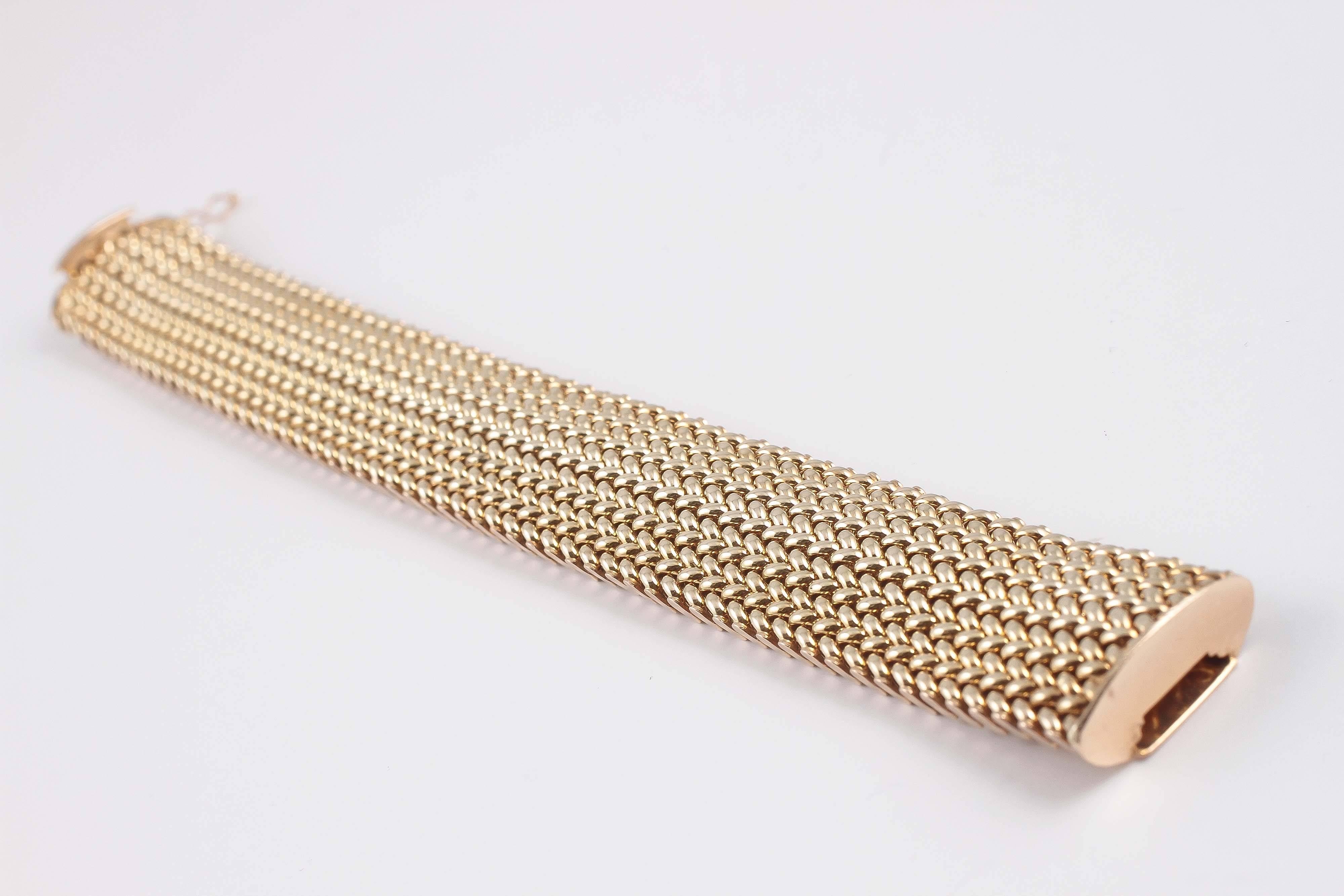 Gold Mesh Bracelet 2