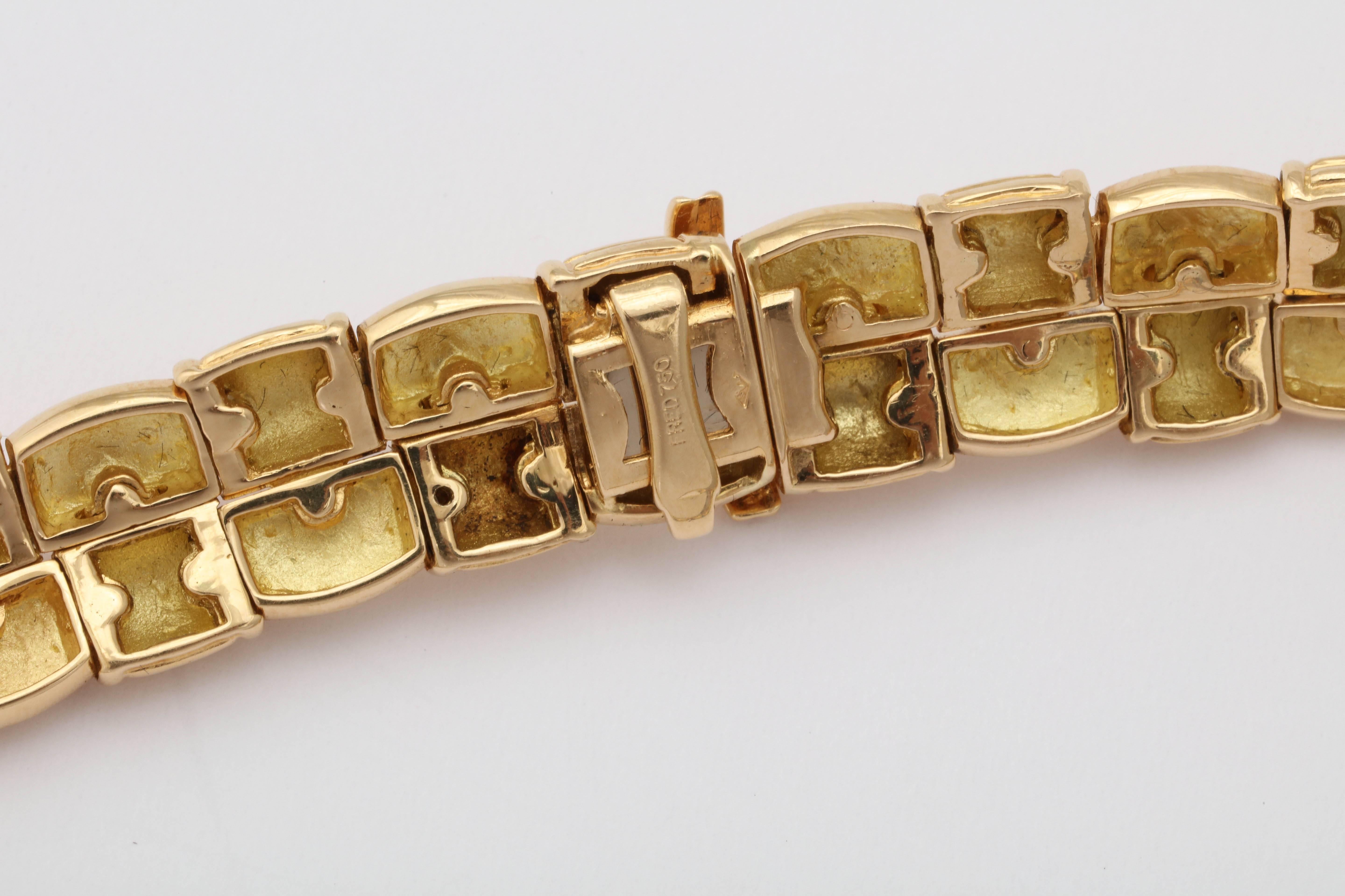 Women's Fred Paris Multicolored Stone Diamond Gold Double Row Necklace