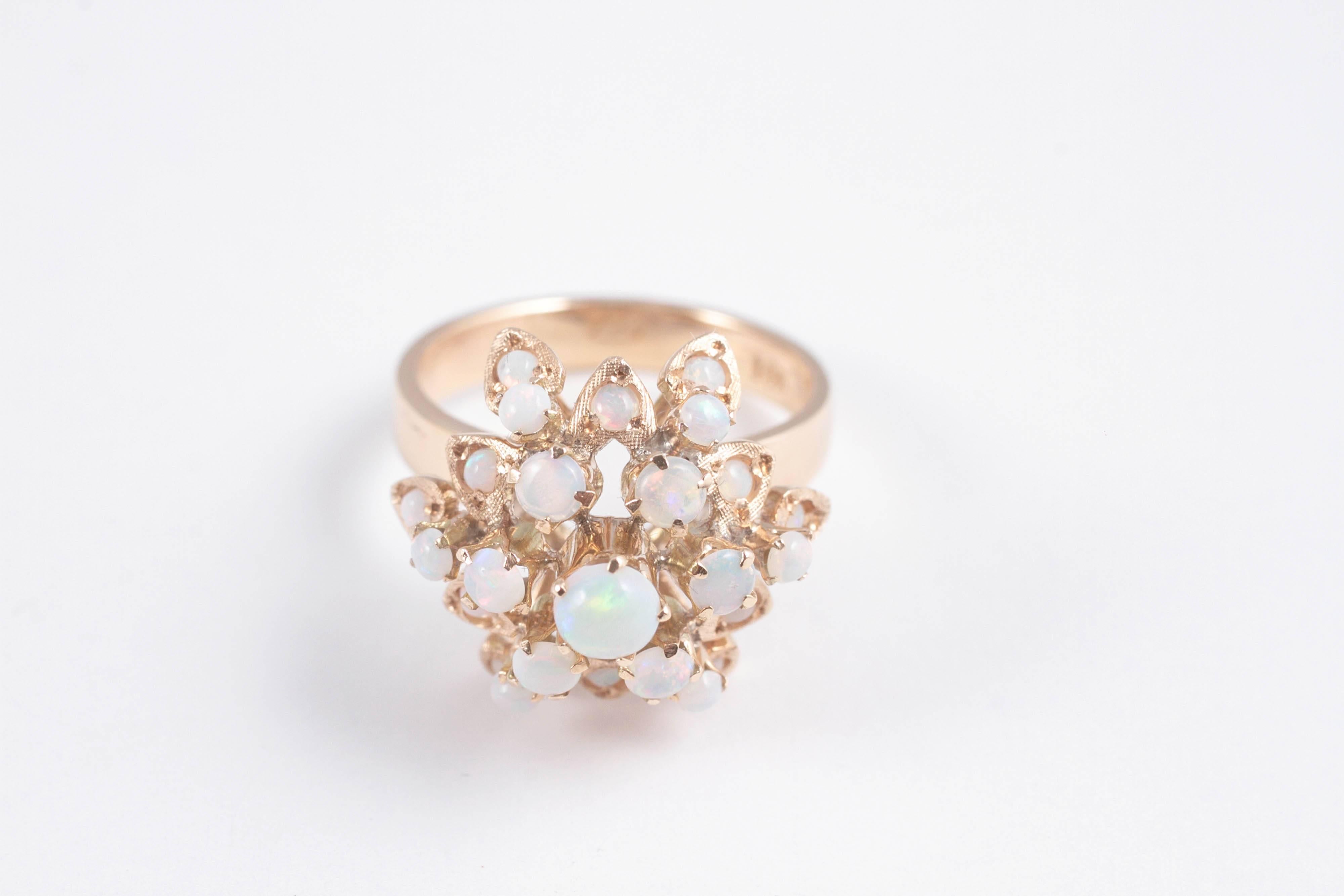 Gold Opal Harem Ring 1