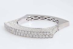 Chantecler Diamond Gold Cuff Bracelet