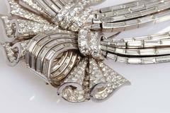 Important French Bow Brooch