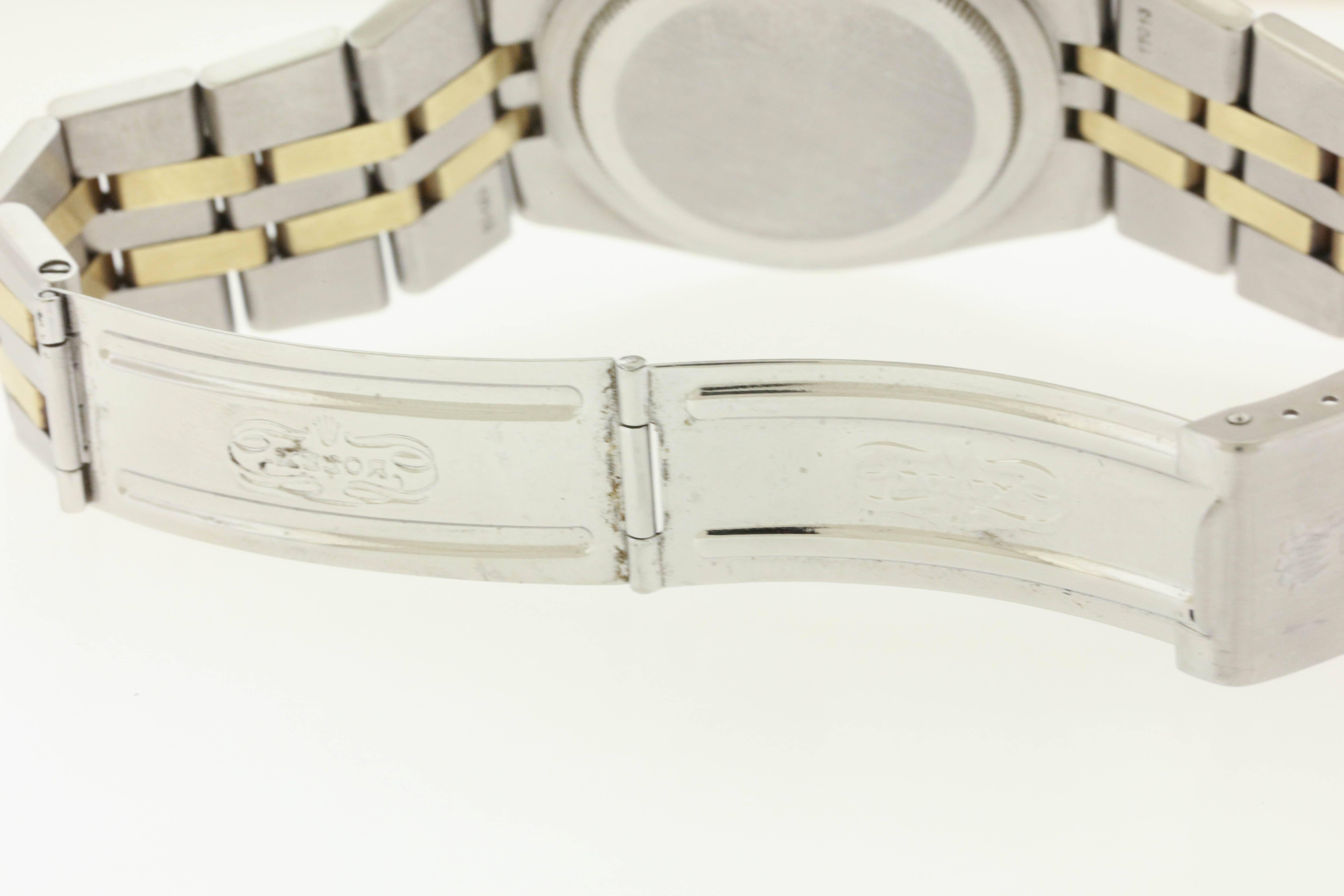 Rolex Yellow Gold Stainless Steel Oysterquartz Datejust Wristwatch Ref 17013 2