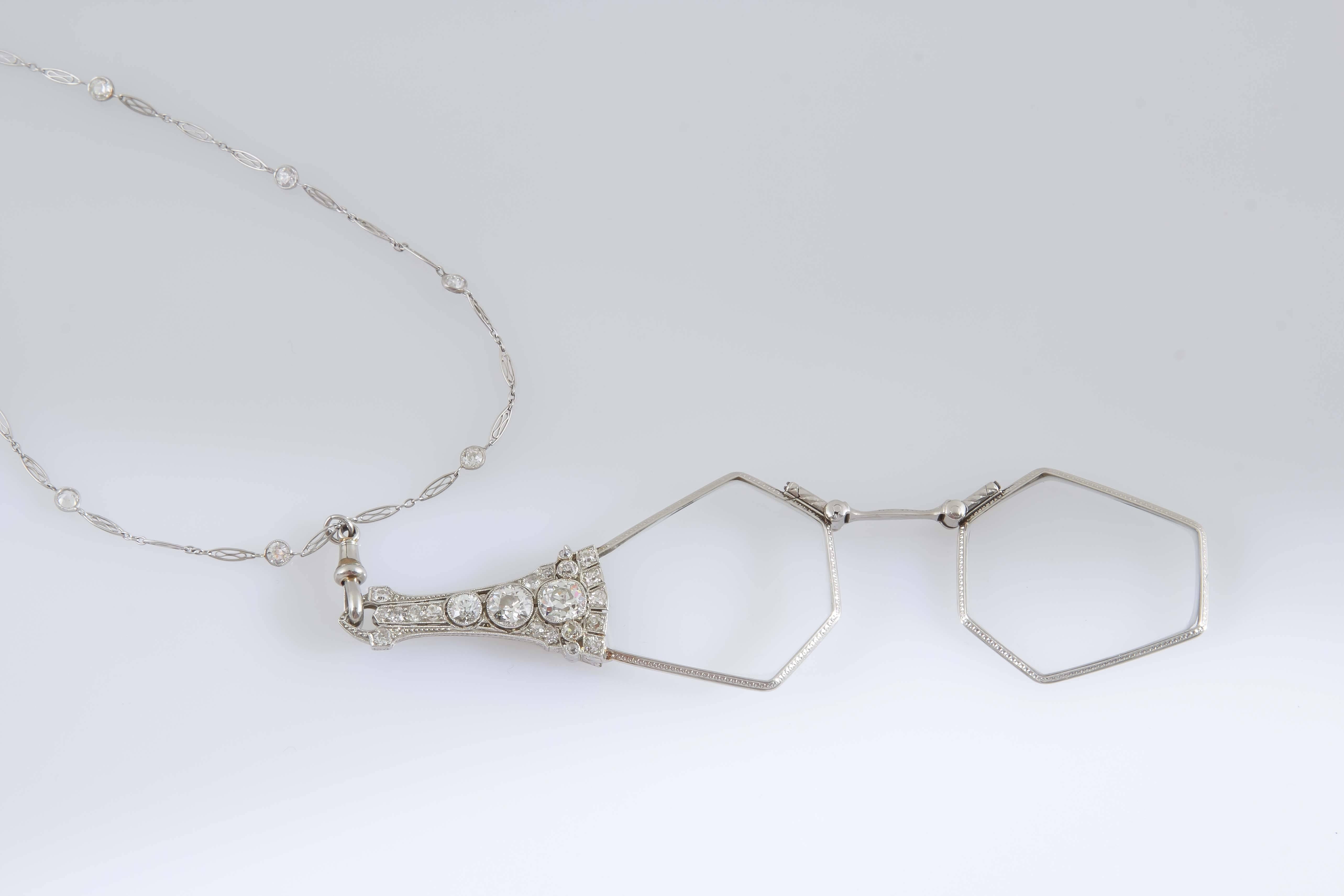 antique lorgnette glasses