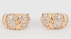 1960's clip on earrings by David Morris