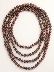 Extra Long Brown Pearls
