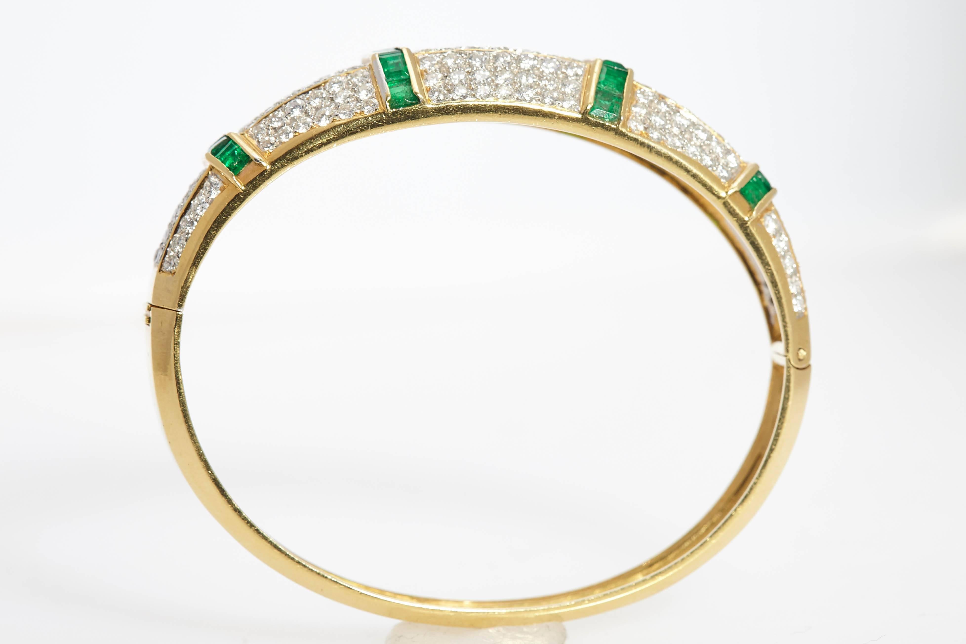 Emerald Diamond Bracelet  1