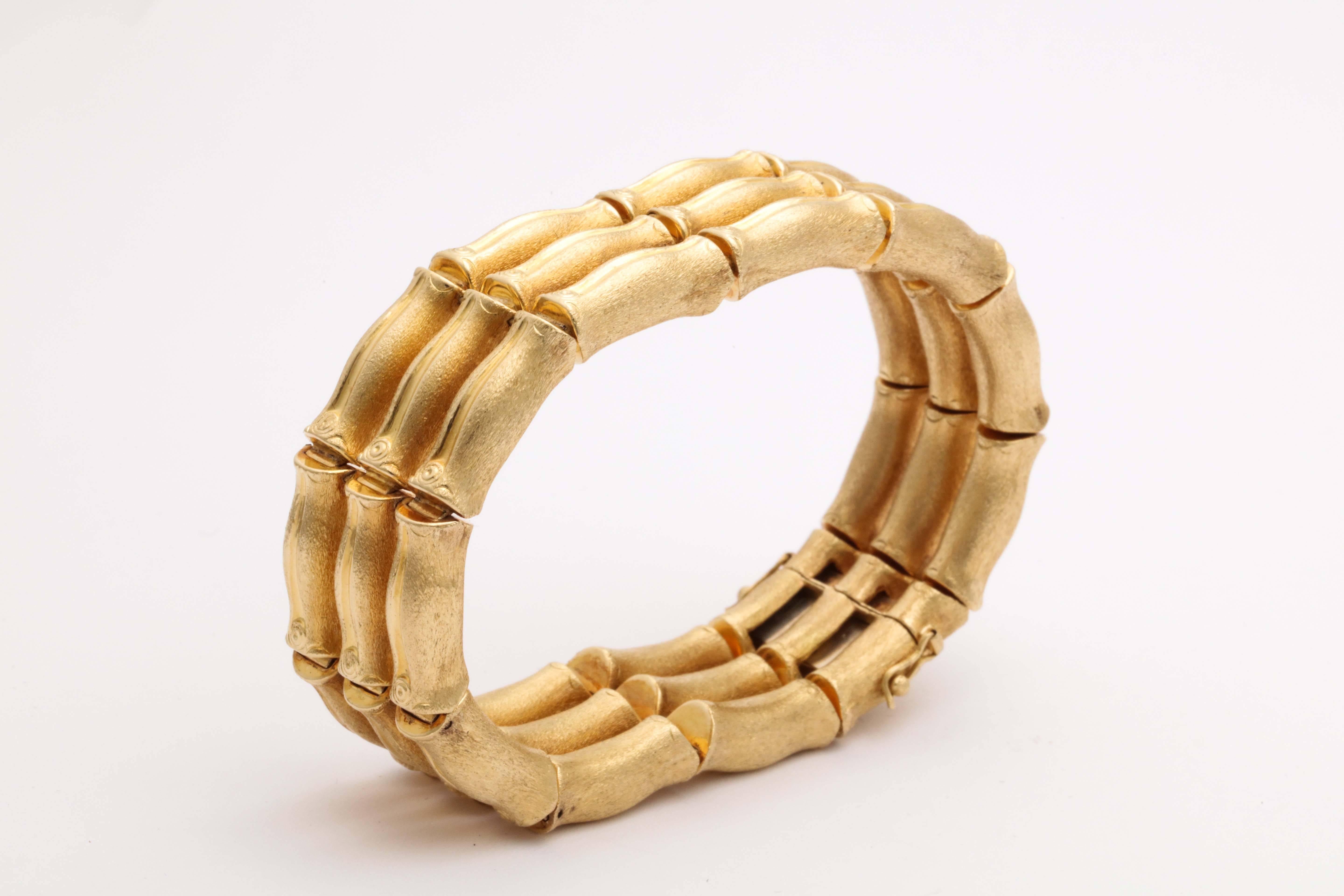 bamboo gold bracelet