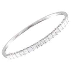 18K White Gold 4.0ct Diamond Bracelet