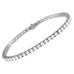 18K White Gold 6.07ct Diamond Tennis Bracelet