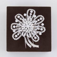 Incredible Circa 1930s Estate Diamond Brooch