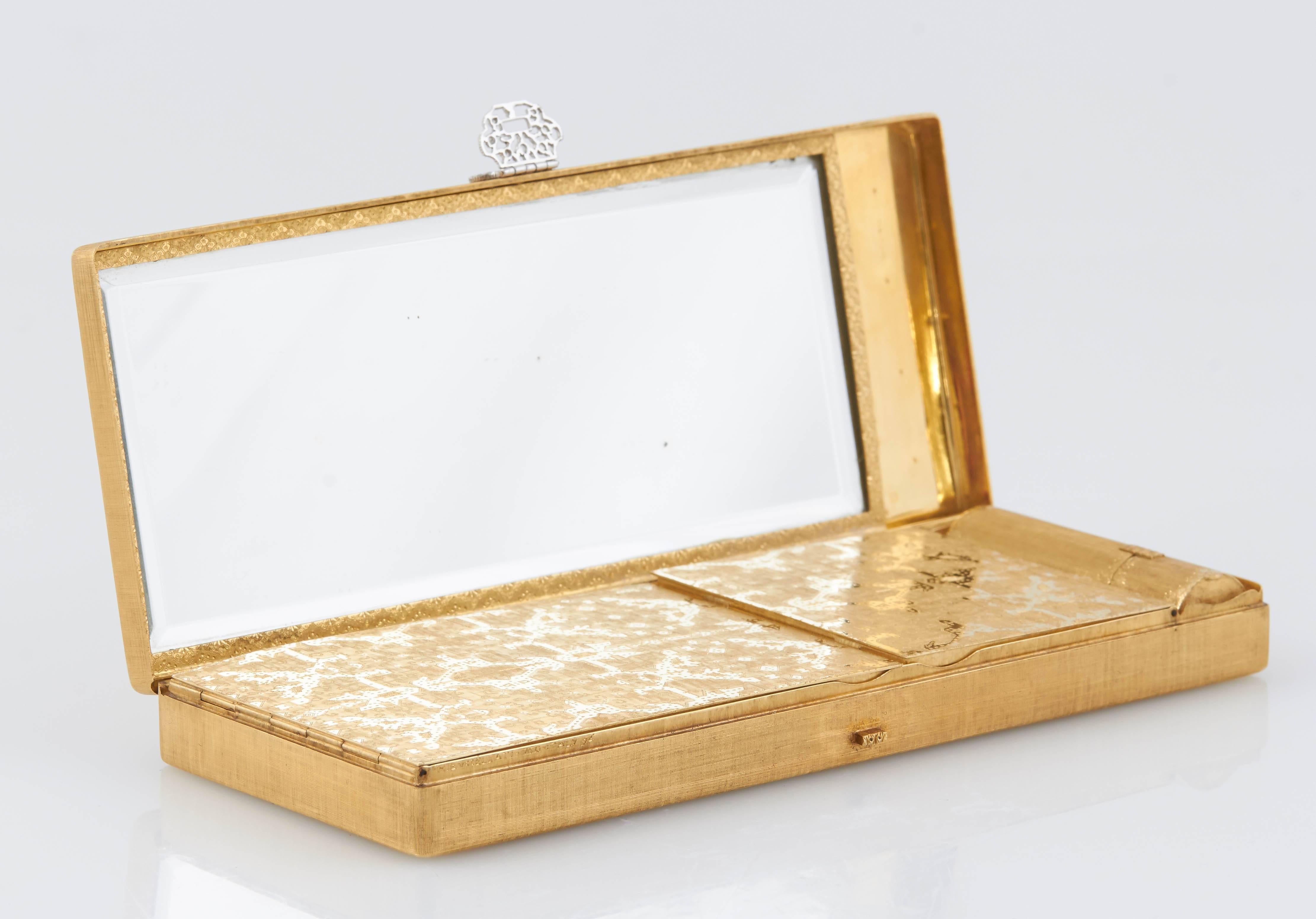 Buccellati diamond Gold Vanity Case  2