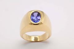 Tanzanite Men's Ring
