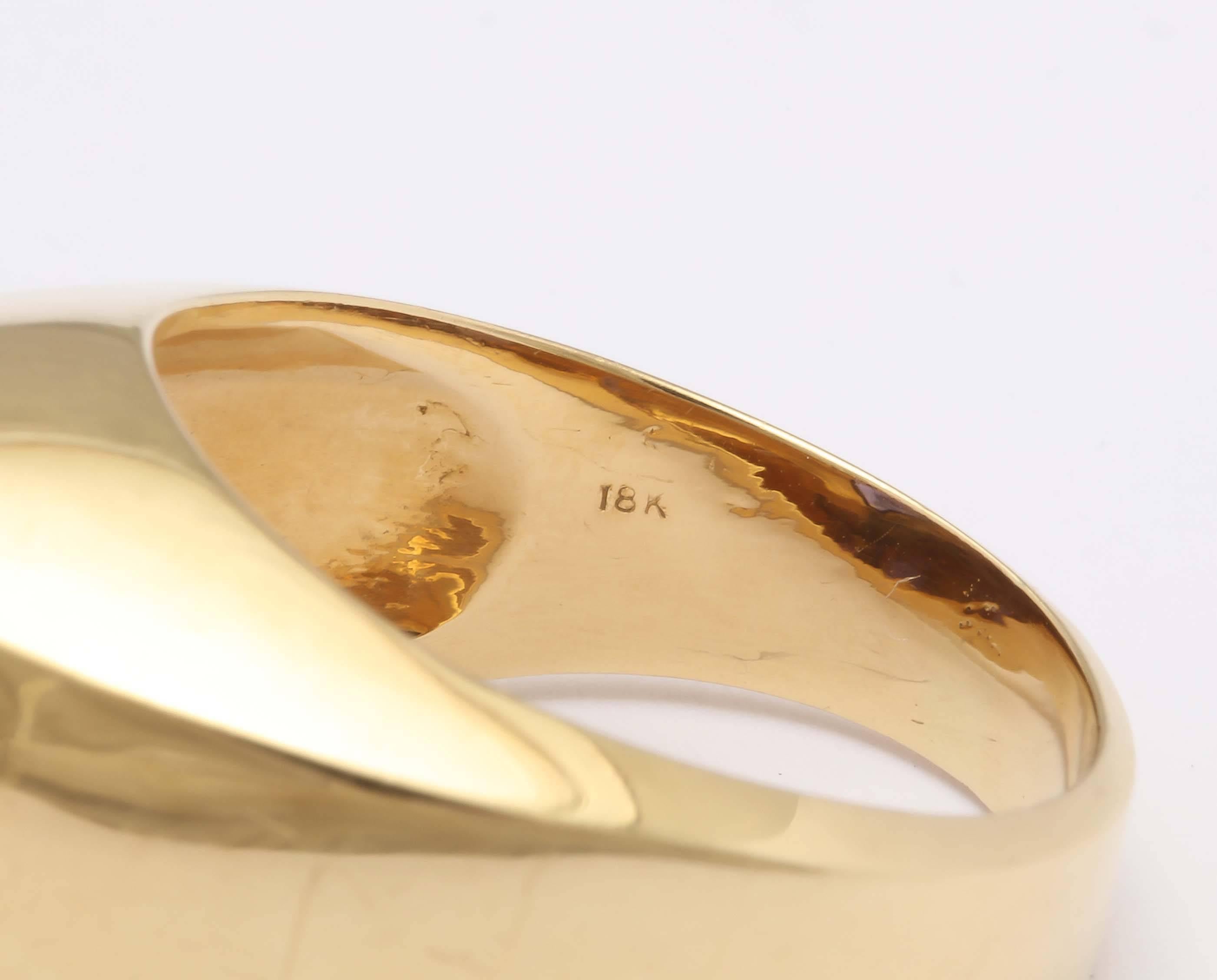 Modern Tanzanite Men's Ring For Sale
