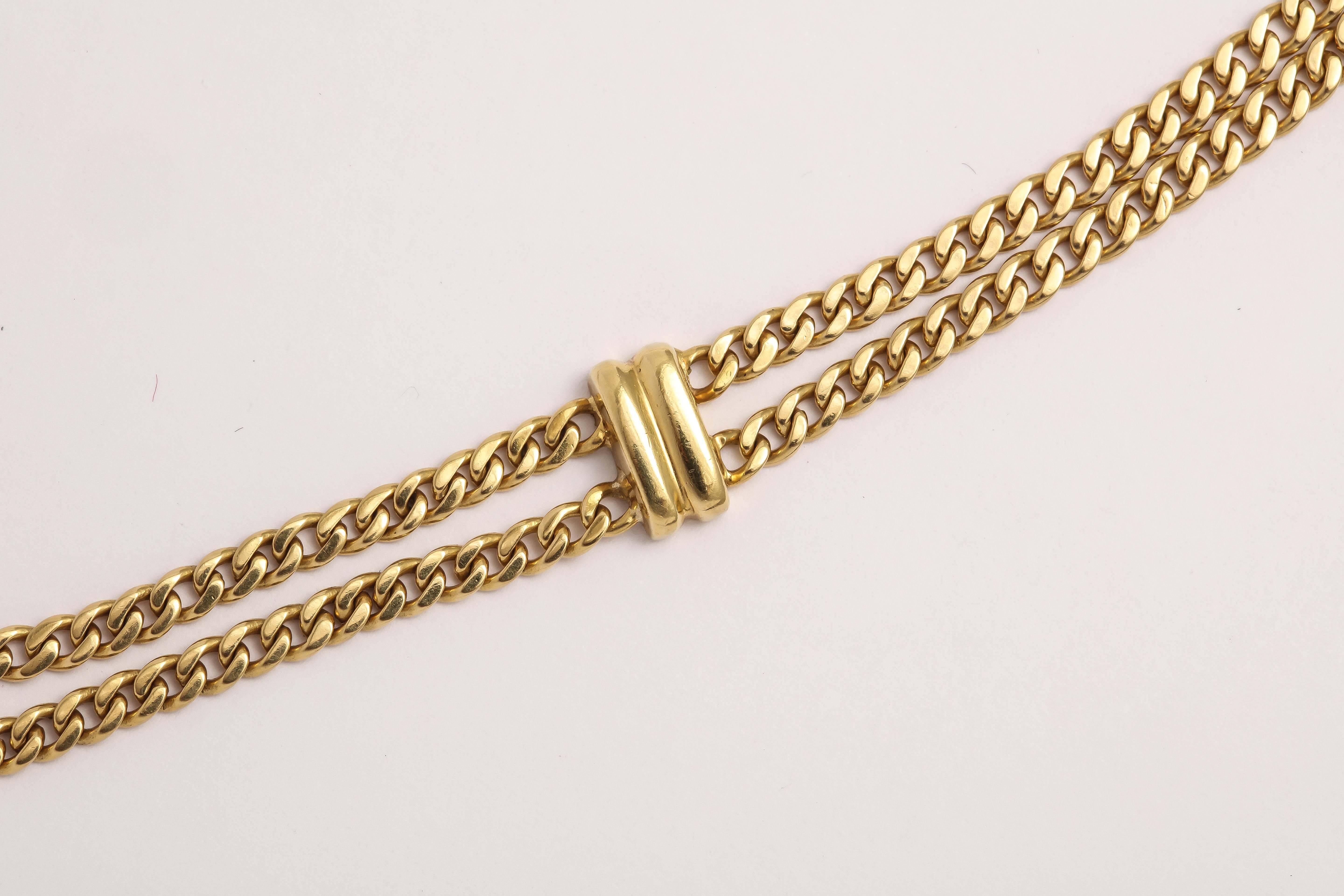 Women's Manfredi Gold and Precious Stone Necklace