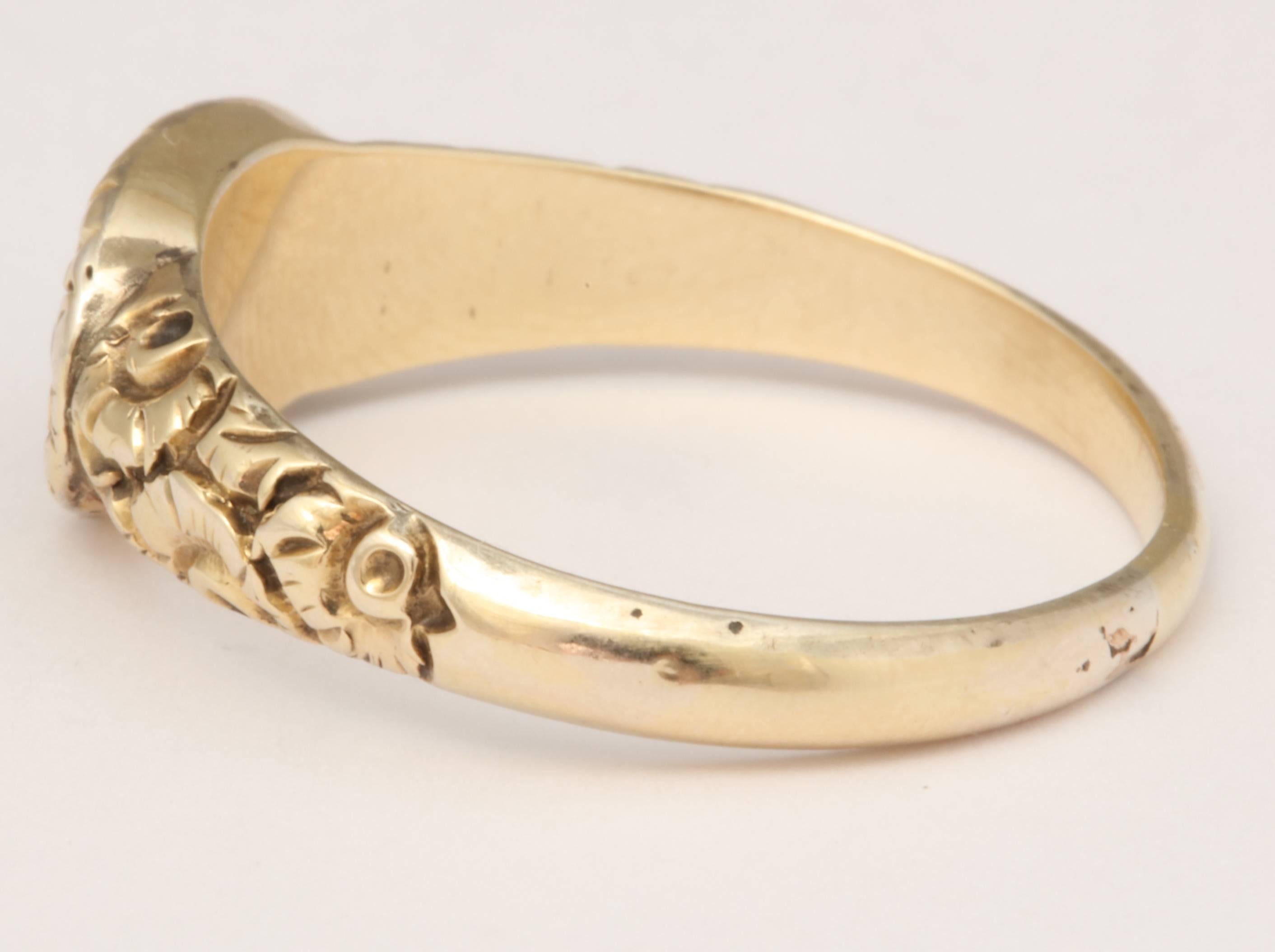 Early Victorian Carnelian Ring 1