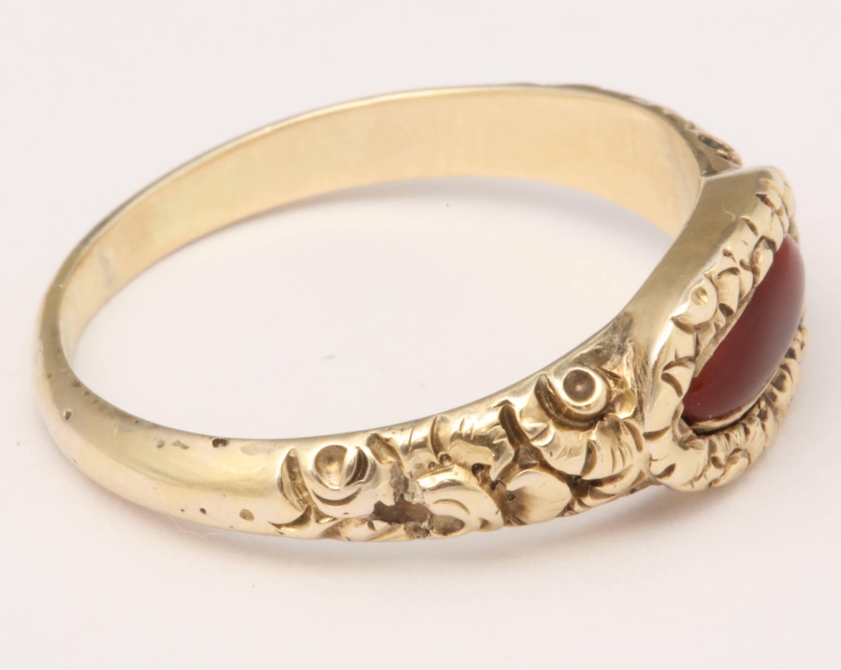 Early Victorian Carnelian Ring 3