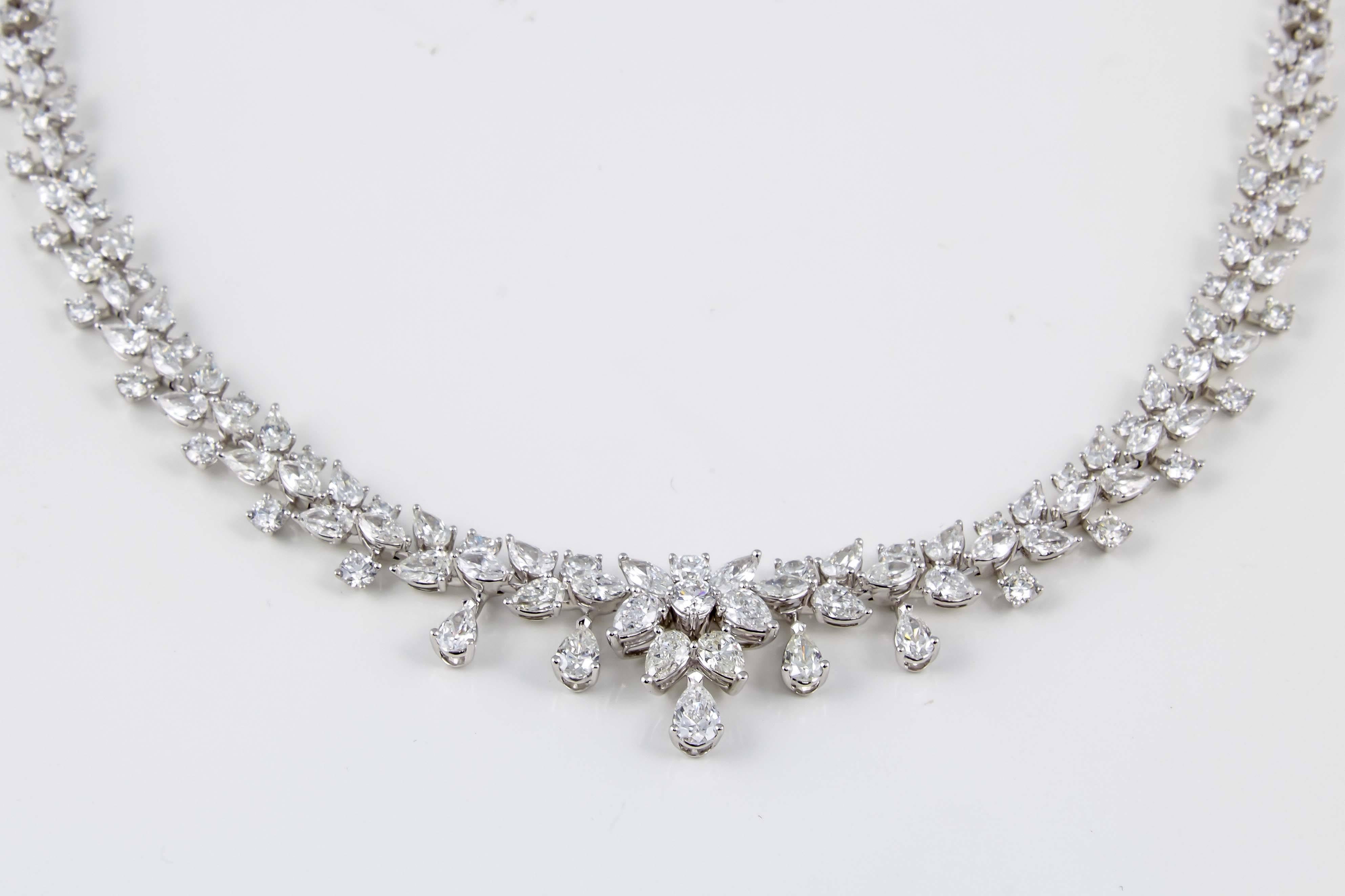 Classic Diamond Necklace For Sale at 1stDibs | affordable diamond 