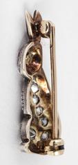 Victorian Diamond rabbit brooch