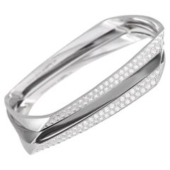 Tiffany 
Co. Gehry, bracelet en or blanc 18 carats serti de 1,20 carat de diamants TI04-102824