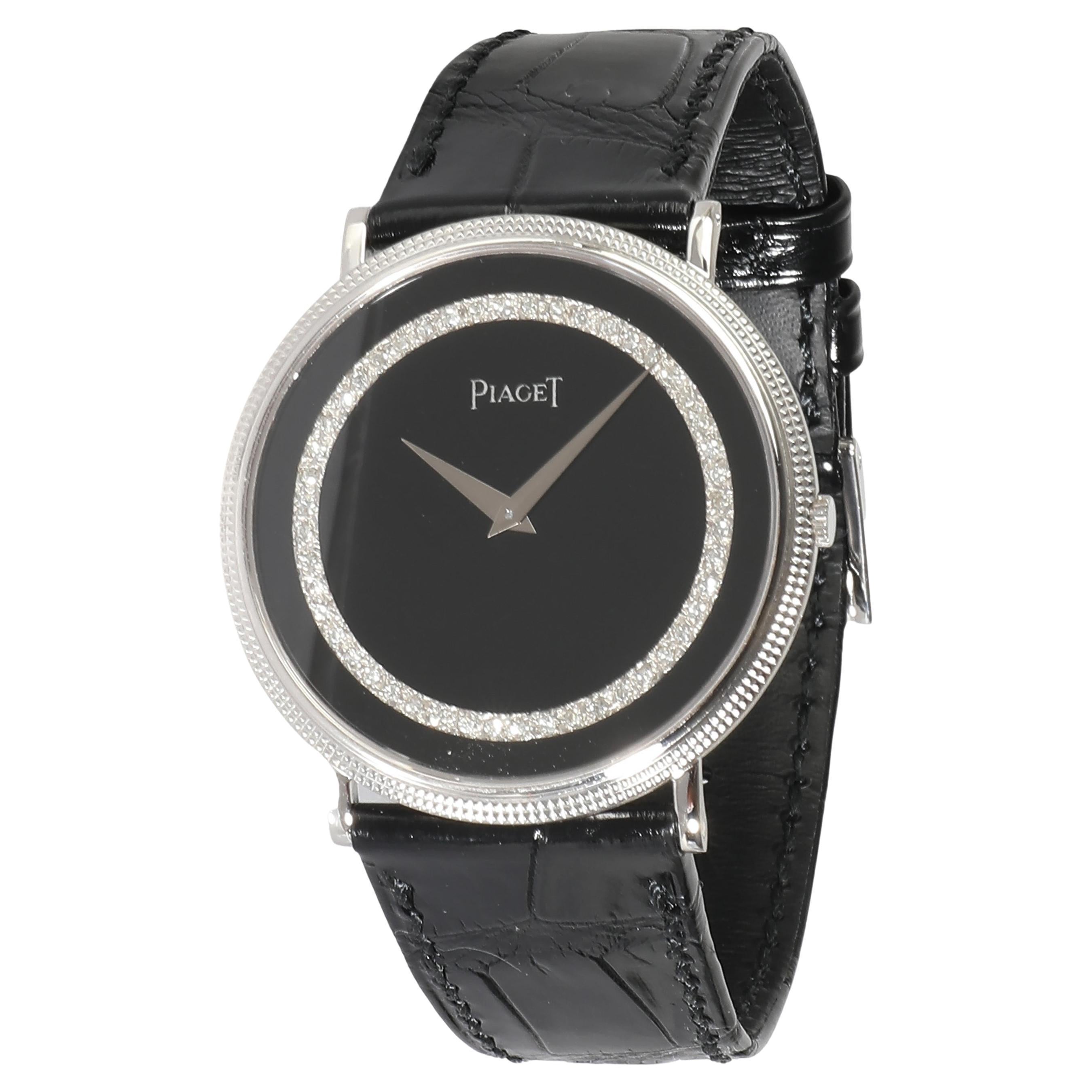 Piaget Altiplano Traditional 9031 Unisex Watch in 18k White Gold