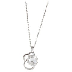 Chopard Happy Diamonds Anhänger aus 18KT Weißgold mit 0,39 Karat Diamanten