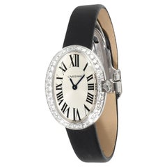 Cartier Baignoire WB520027 Women's Watch in 18kt White Gold