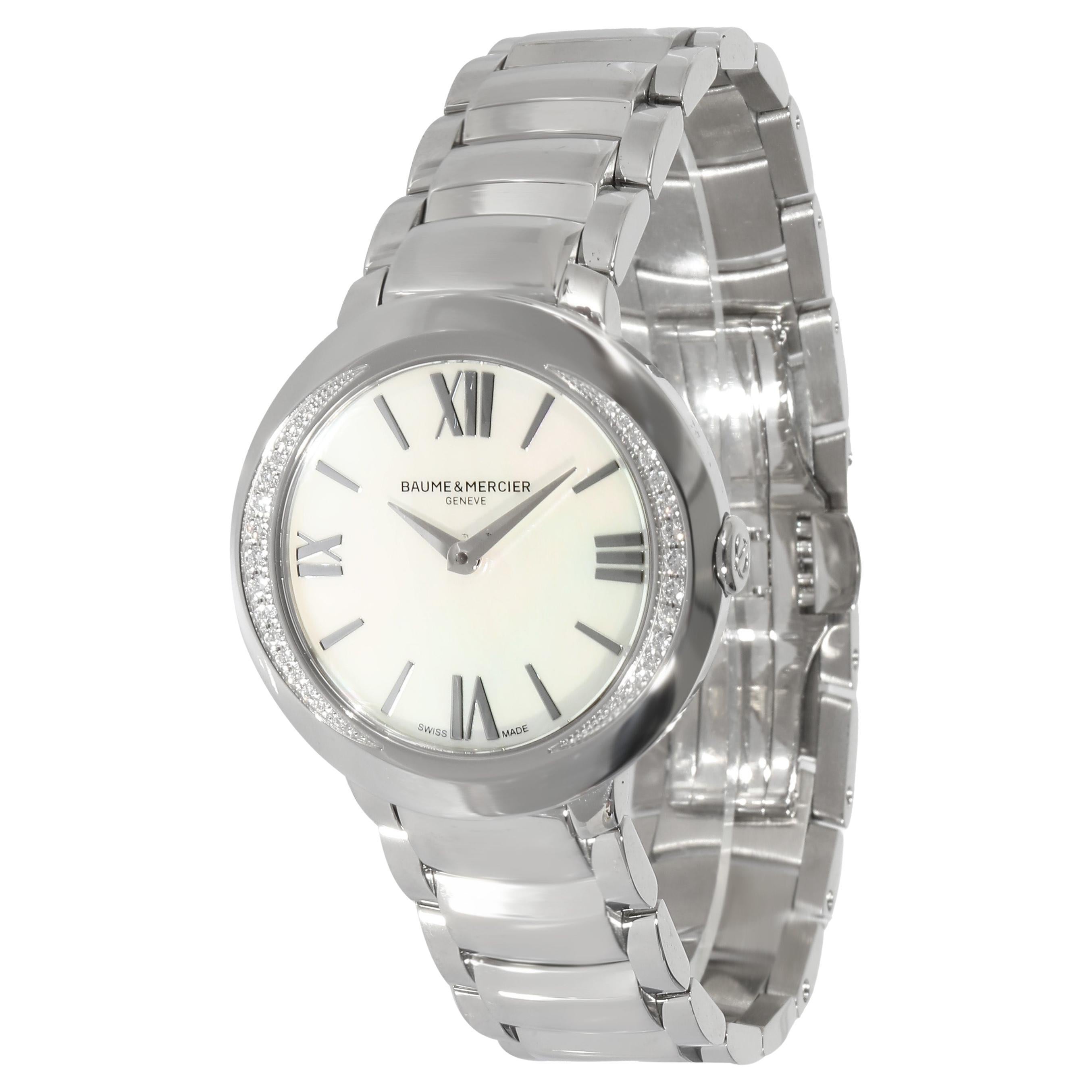 Baume & Mercier Promesse Montre pour femme MOA10160  Acier inoxydable