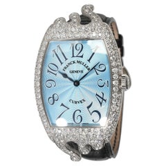 Franck Muller Cintree Curvex 7502 QZ HJ POP Unisex Watch in 18kt White Gold